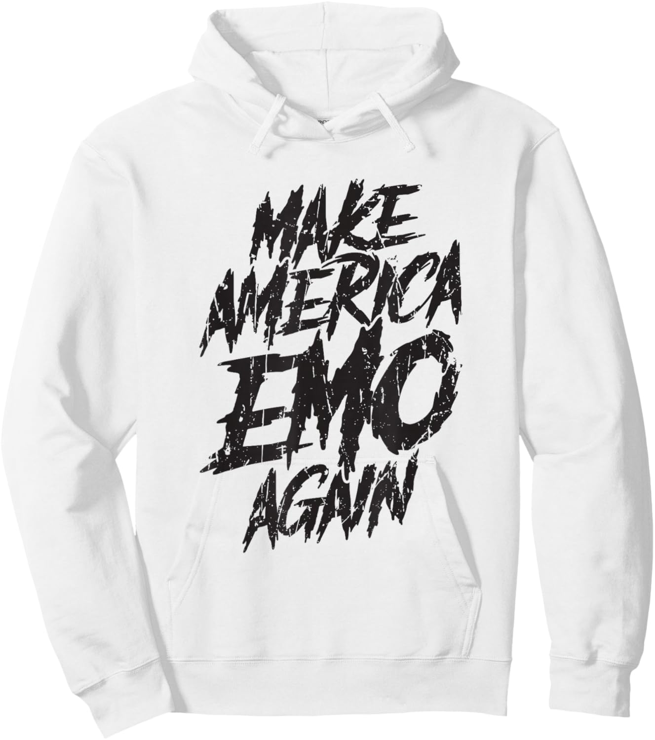 Make America Emo Again - Emo Culture Hoodie - Hoodie | White