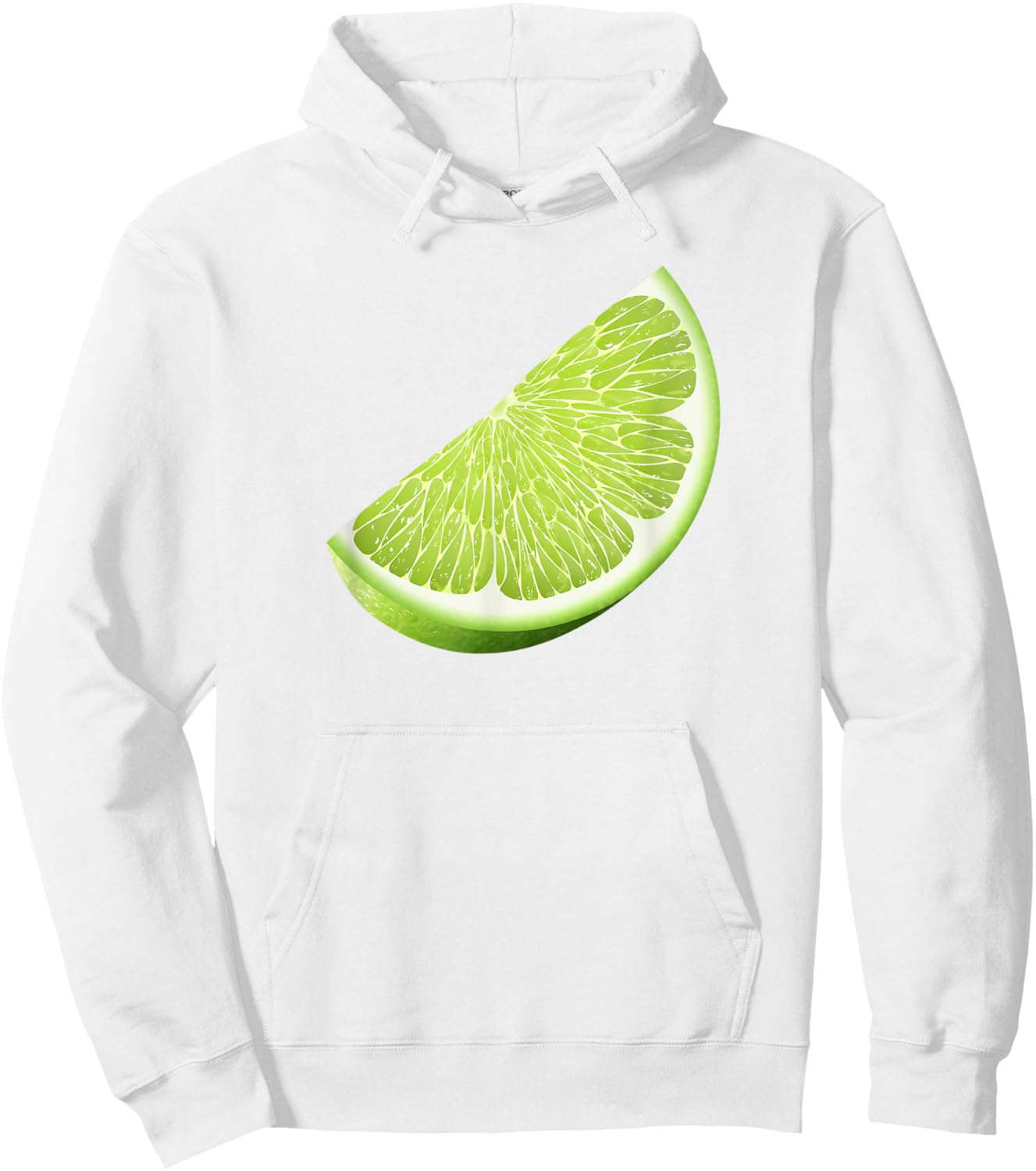Green Lime Halloween Costume Group Funny Lime Slice Lovers Hoodie - Hoodie | White