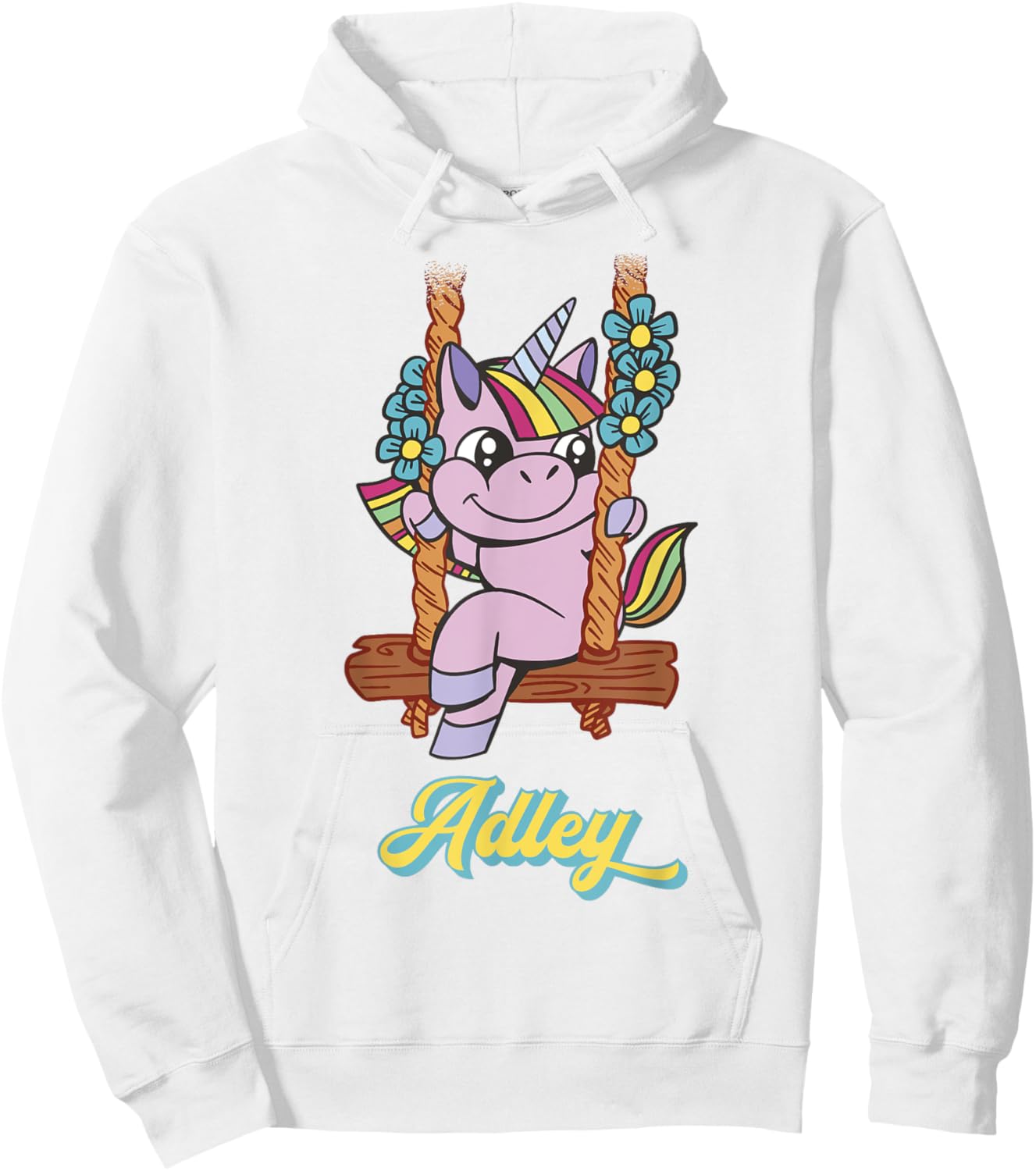 Adley Merch Unicorn Design Hoodie - Hoodie | White
