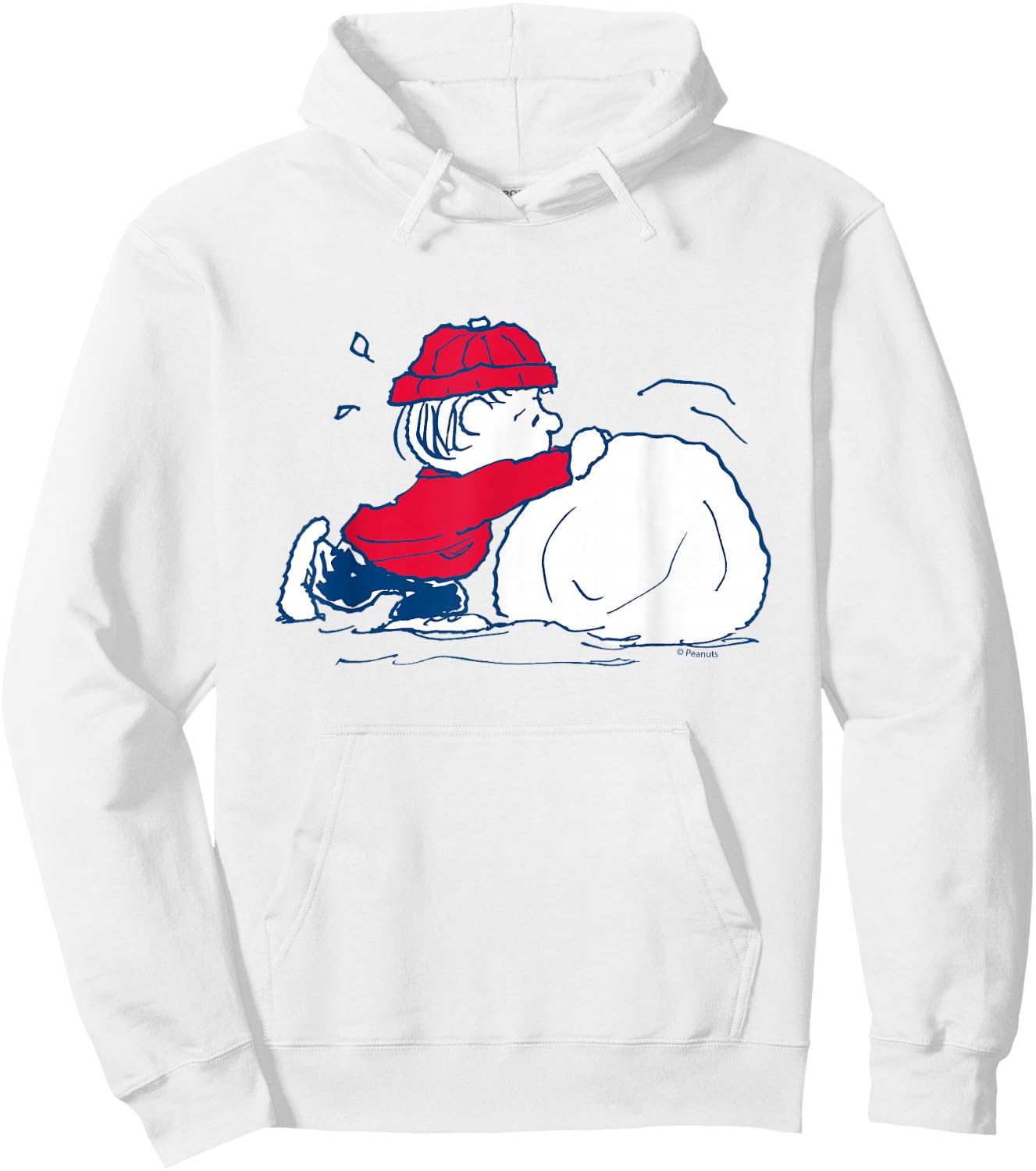 Peanuts - Linus Snowball Hoodie - Hoodie | White