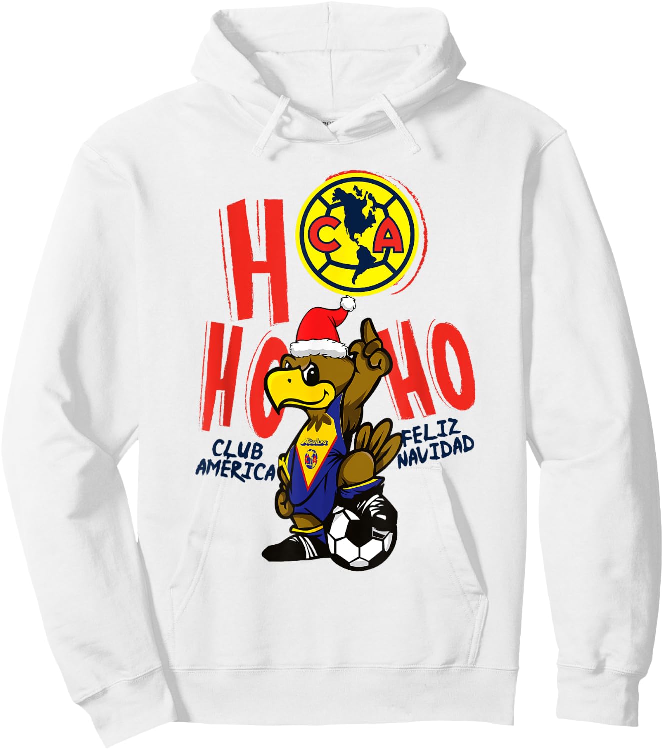Club America - Navidad Hoodie - Hoodie | White