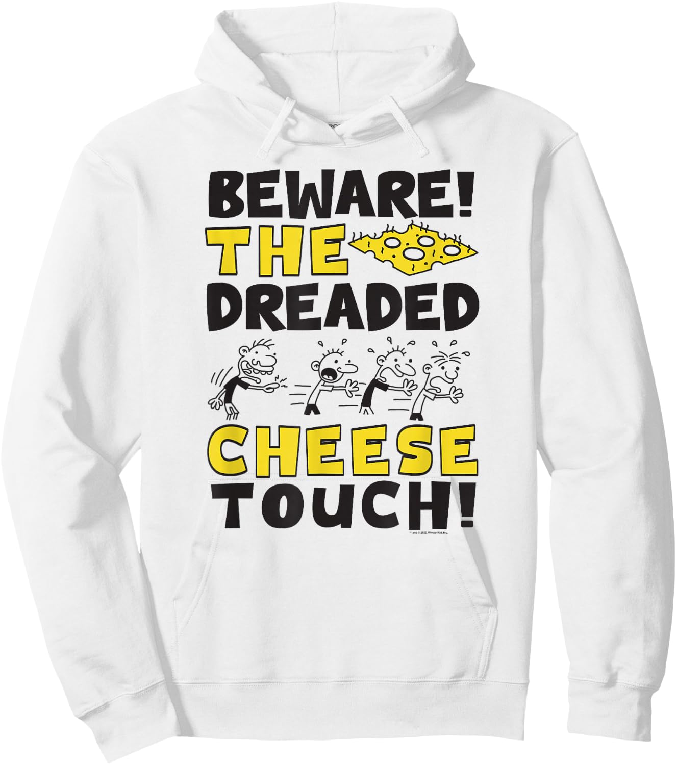 Diary of a Wimpy Kid Beware of The Cheese Touch Small Hoodie - Hoodie | White