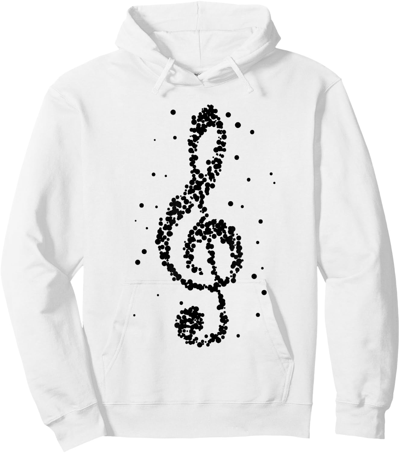 Music in black and white Musician Music teachers Hoodie - Hoodie | White