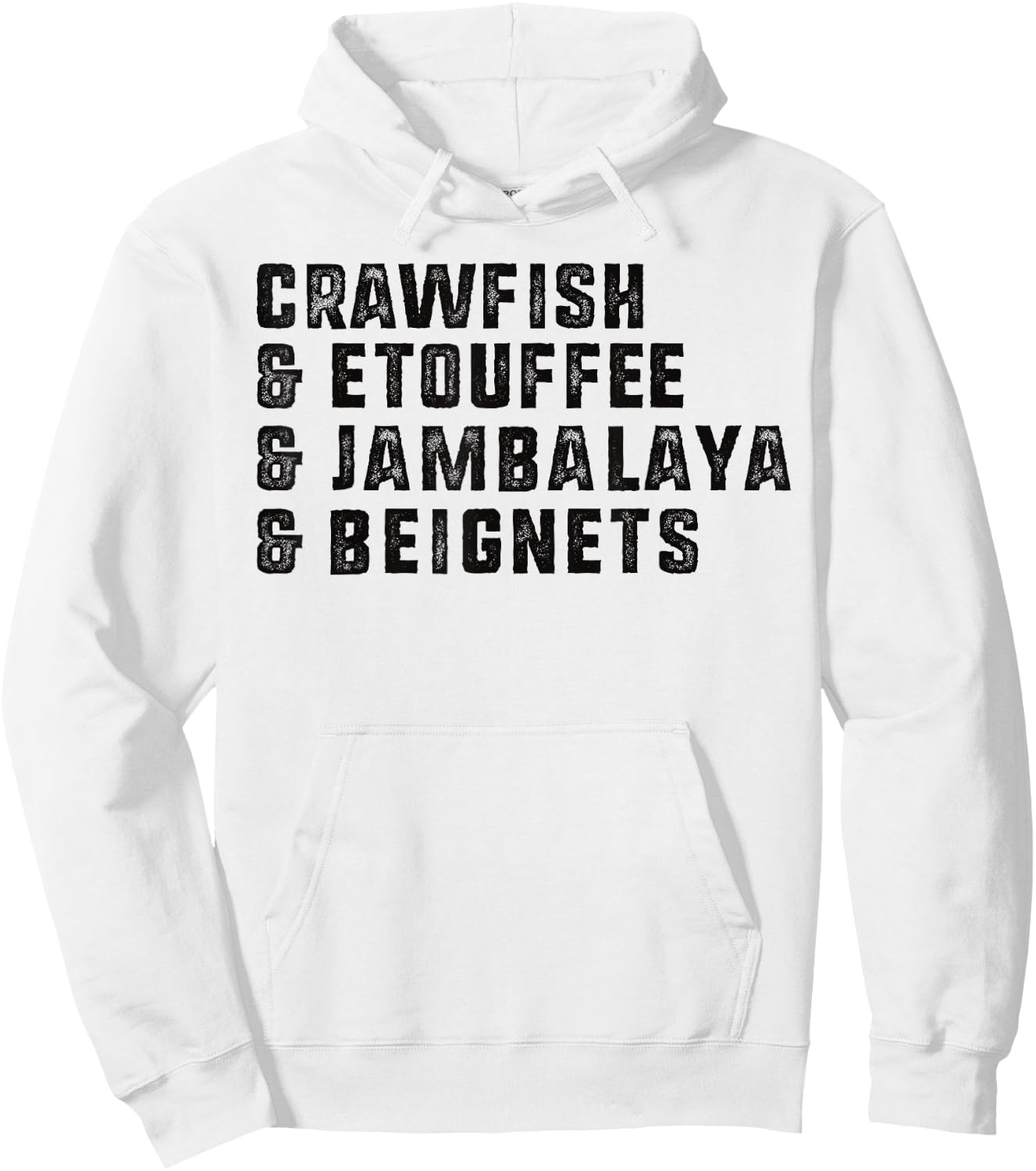 Crawfish And Beignets Funny Cajun Crawfish Boil Seafood Hoodie - Hoodie | White