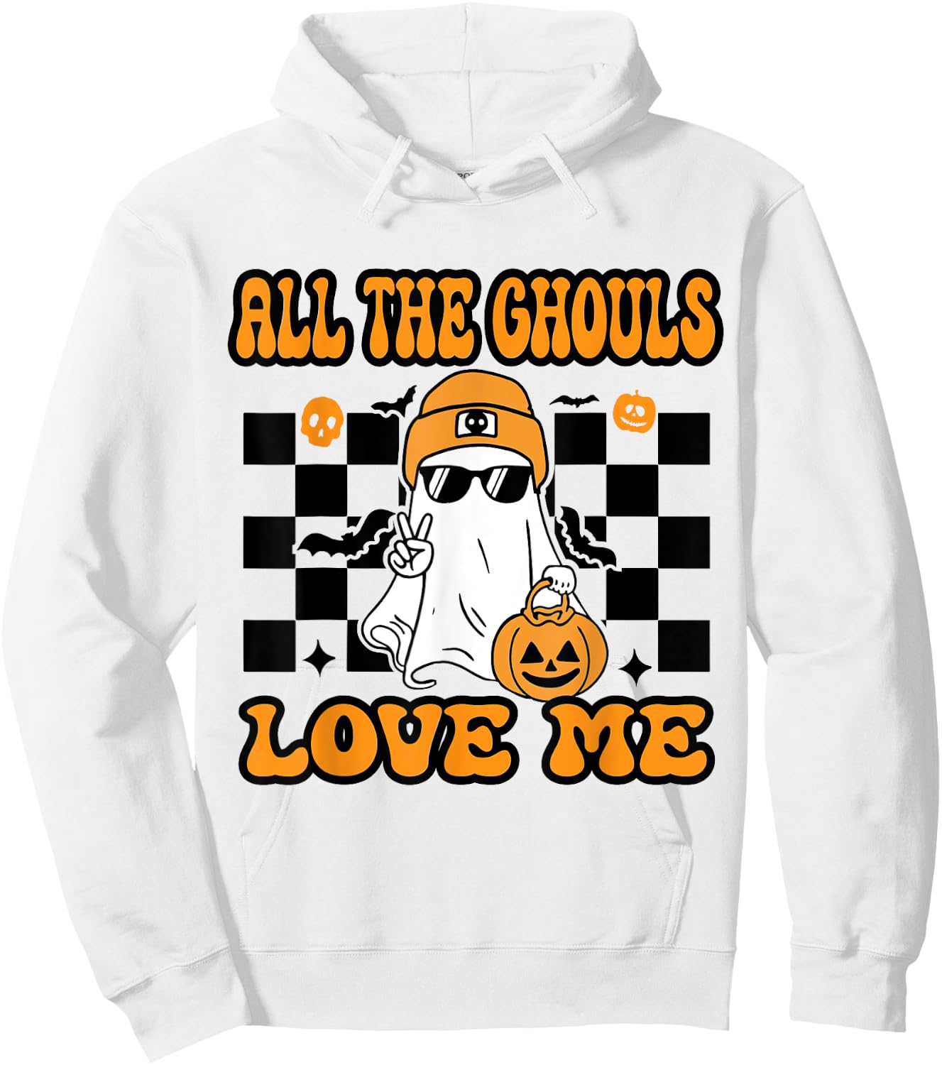All The Ghouls Love Me Halloween Costume Toddler Boy baby Hoodie - Hoodie | White