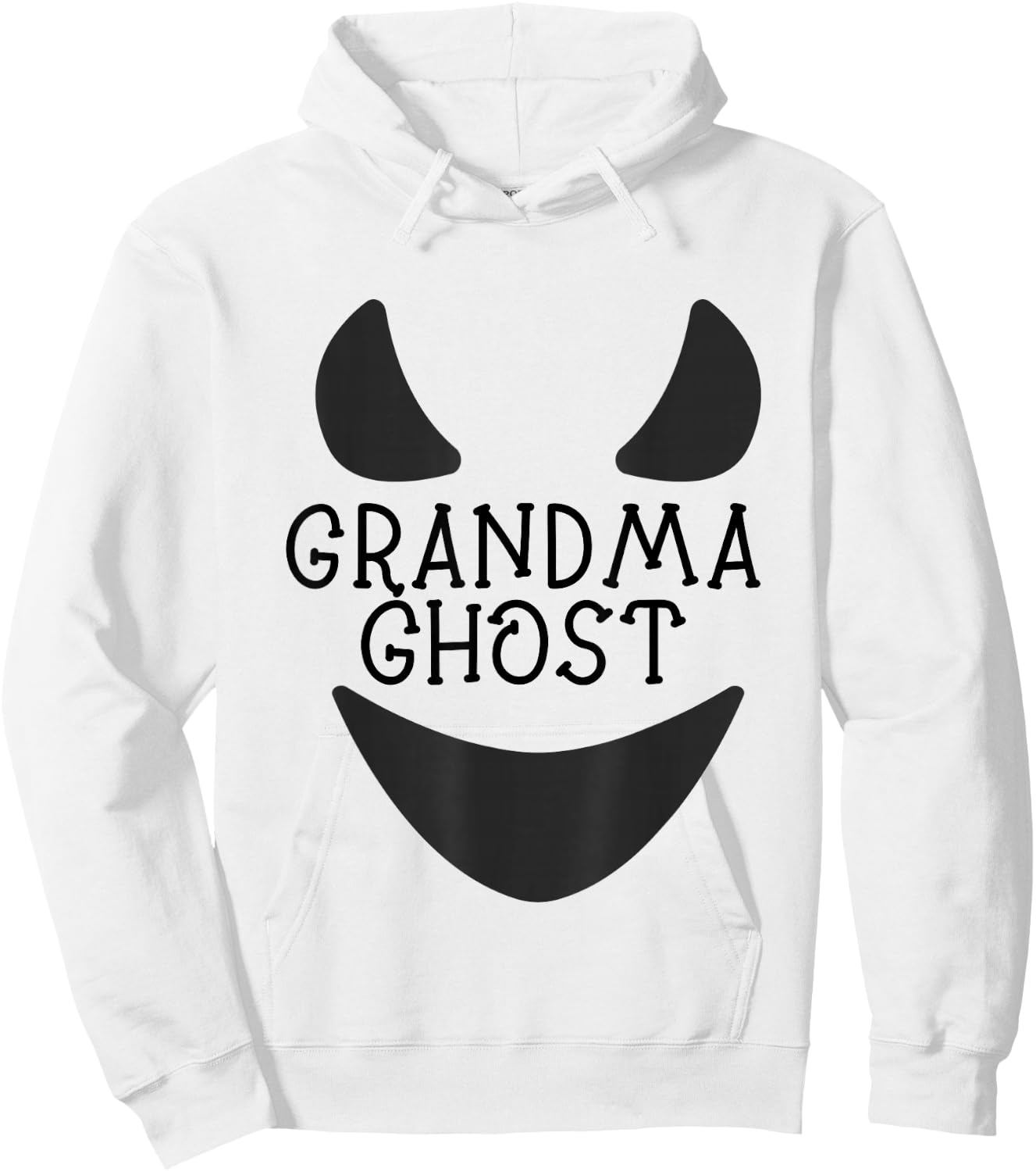 Grandma Ghost Matching Family Halloween Costume Hoodie - Hoodie | White