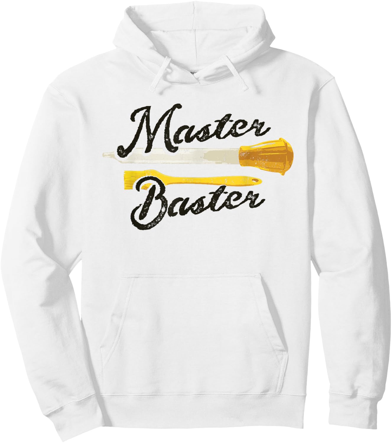 Master Baster, Funny Chef Thanksgiving Hoodie - Hoodie | White