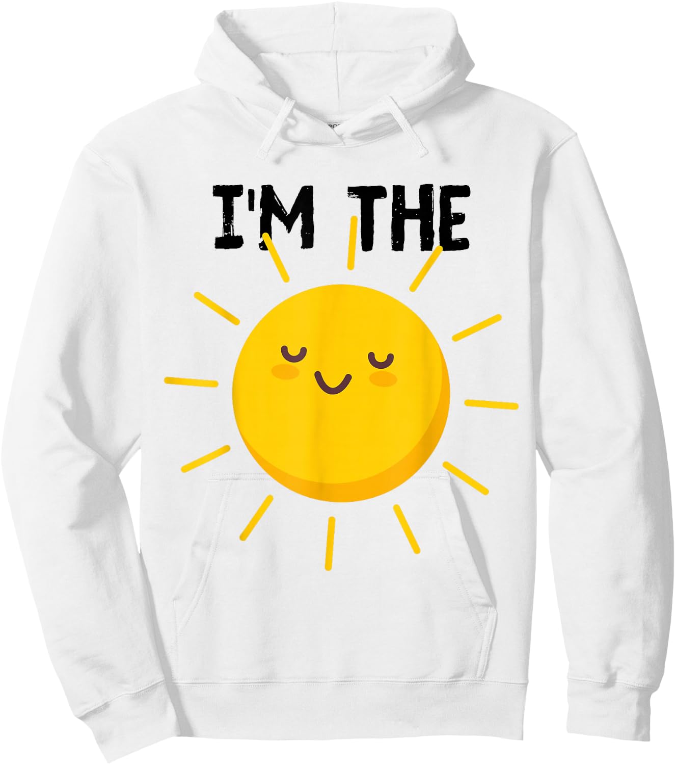 Pretend to be the Sun Funny Kids Show Halloween Costume Hoodie - Hoodie | White