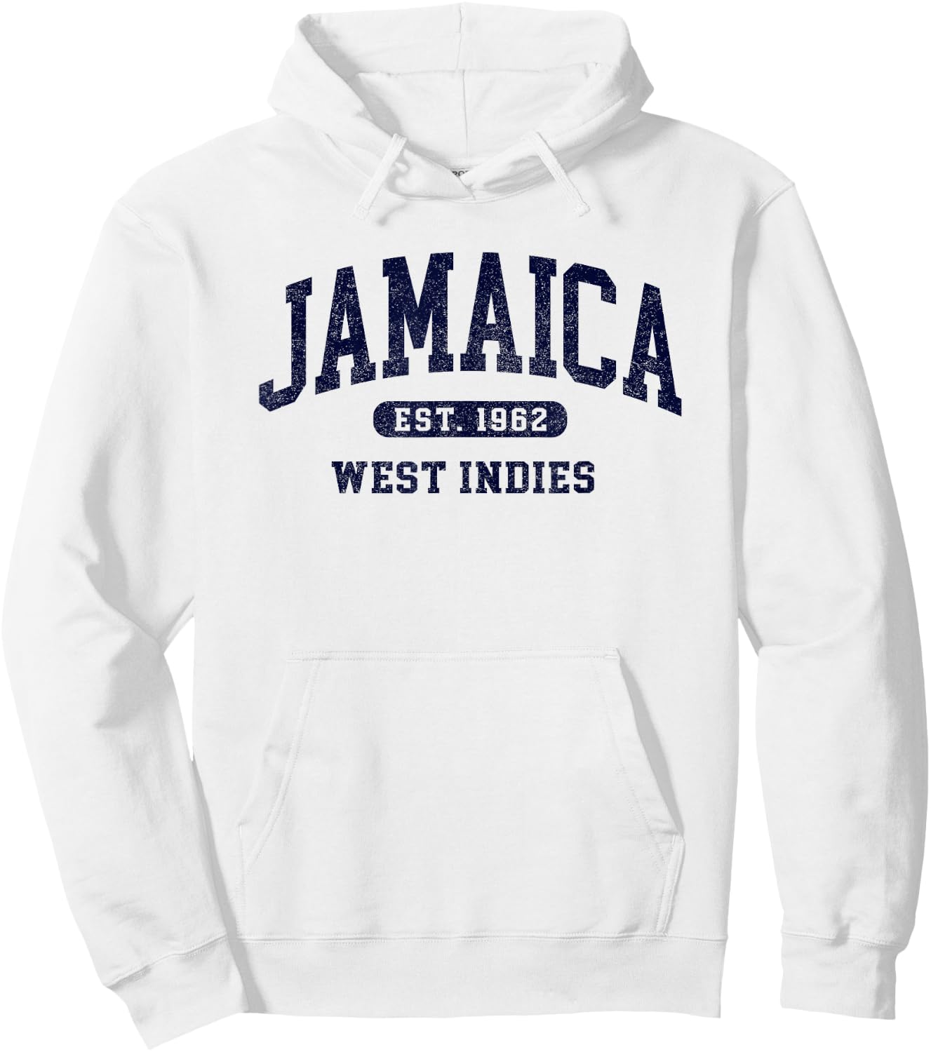 Retro Jamaica Est 1962 Vintage Jamaican Hoodie - Hoodie | White