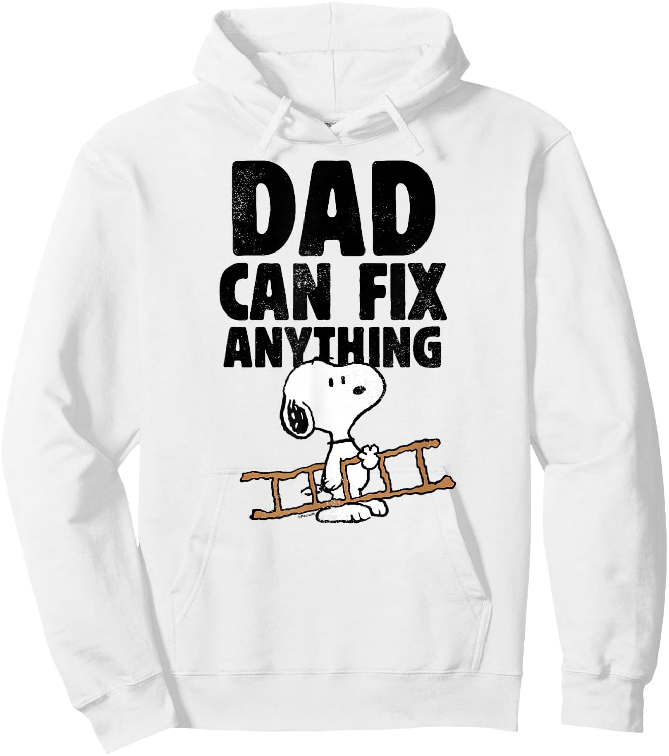 Peanuts - Snoopy Dad Can Do Anything Hoodie - Hoodie | White