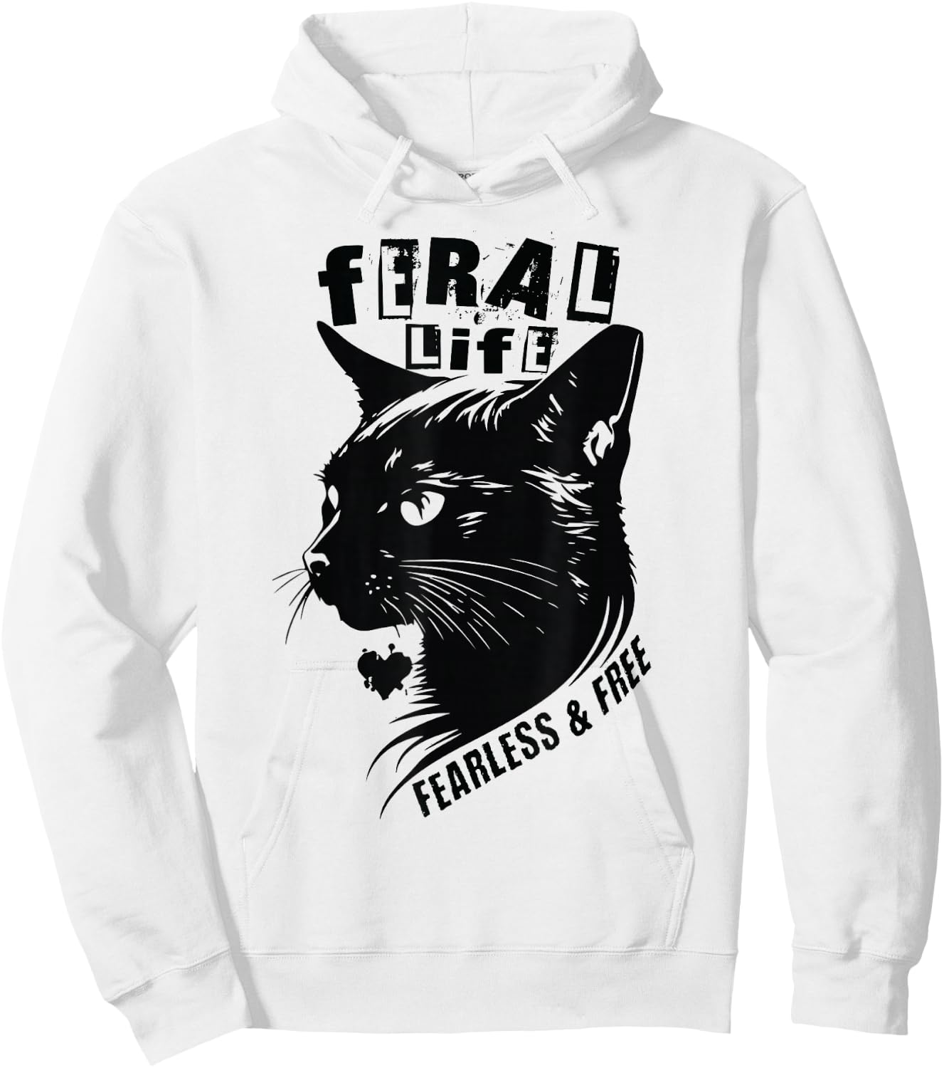 Feral Cats Cat Rescue Cute Foster Mom Kittens Adopt Cats TNR Hoodie - Hoodie | White