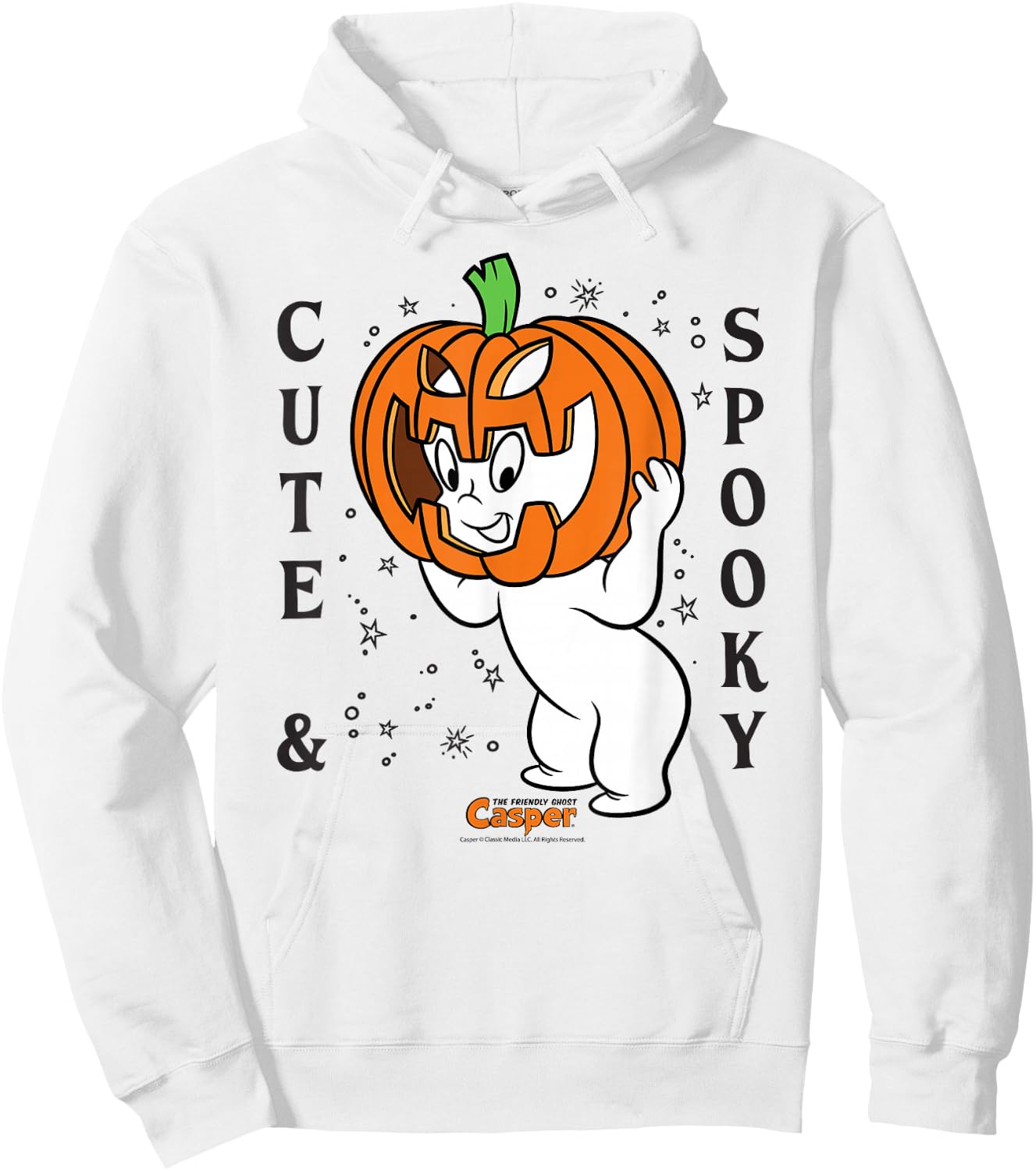 Casper the Friendly Ghost Halloween Cute & Spooky Hoodie - Hoodie | White