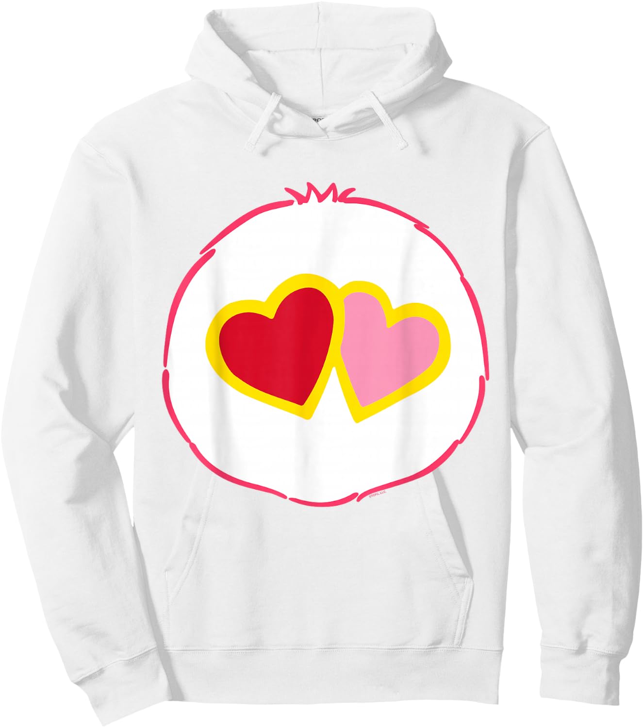 Care Bears Love-a-Lot Belly Halloween Costume Hoodie - Hoodie | White