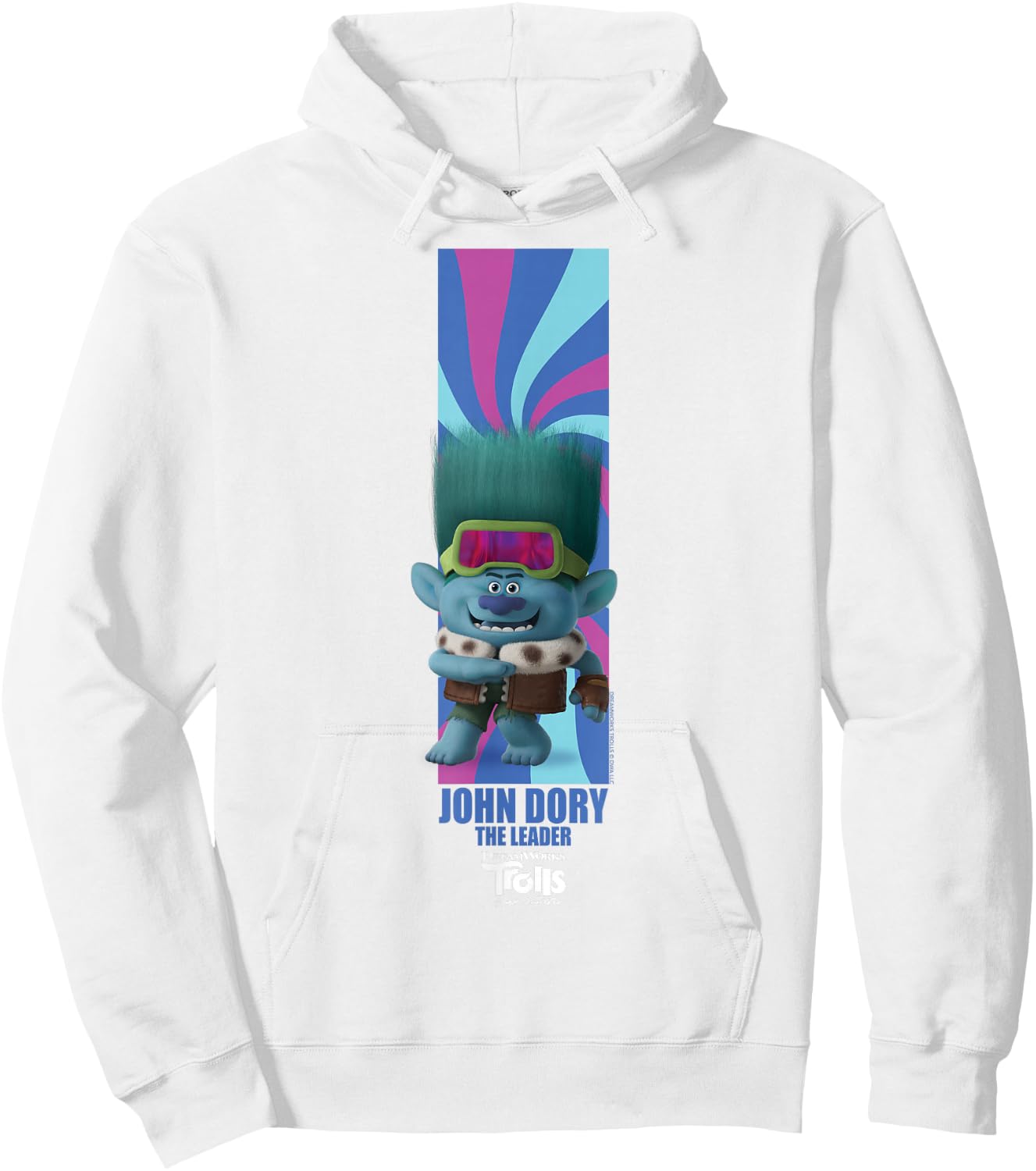 DreamWorks Trolls Band Together BroZone John Dory Hoodie - Hoodie | White