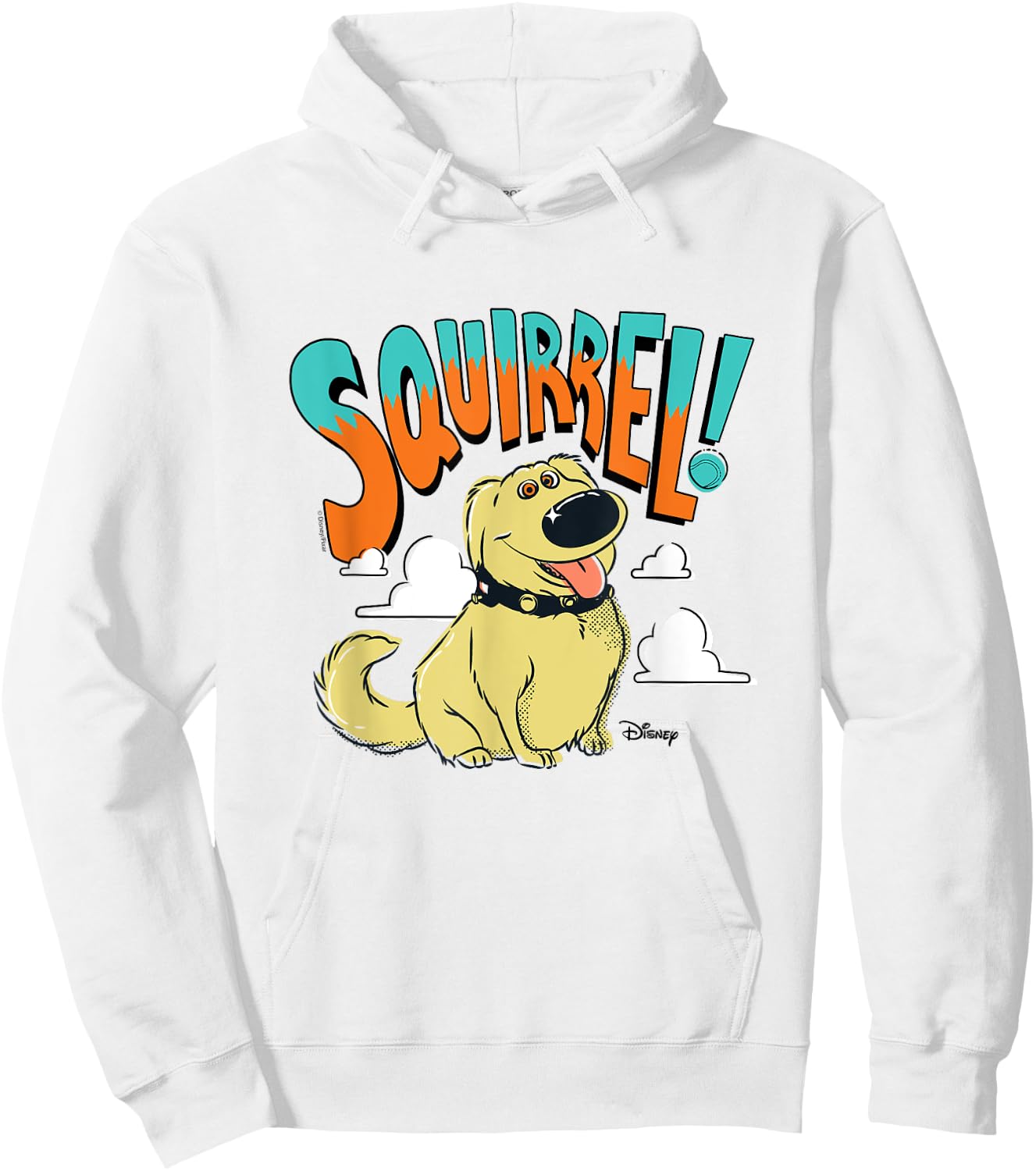 Up - Dug Squirrel Hoodie - Hoodie | White