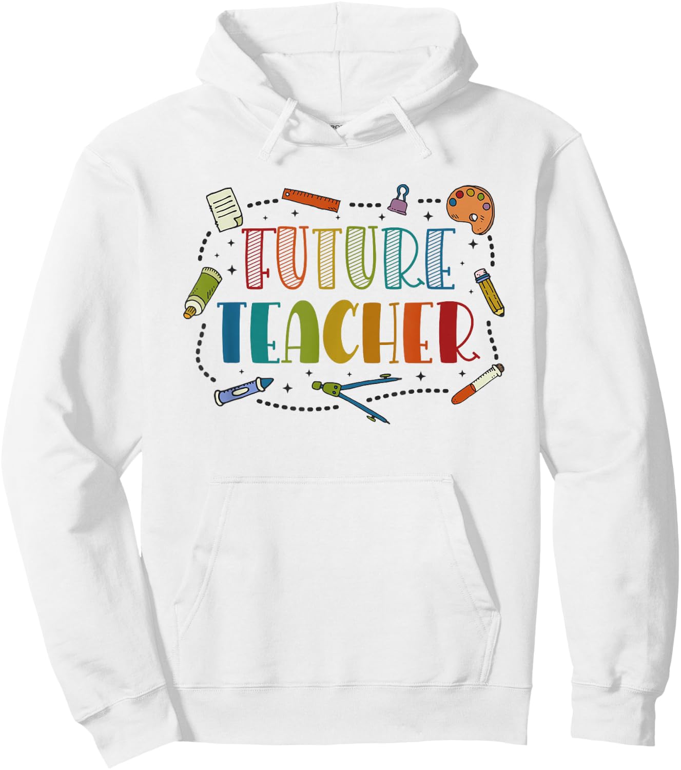Future Teacher Costume for Kids Hoodie - Hoodie | White