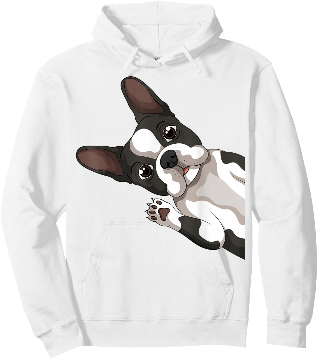 Boston Terrier Bostie Dog Kids Boys Girls Hoodie - Hoodie | White