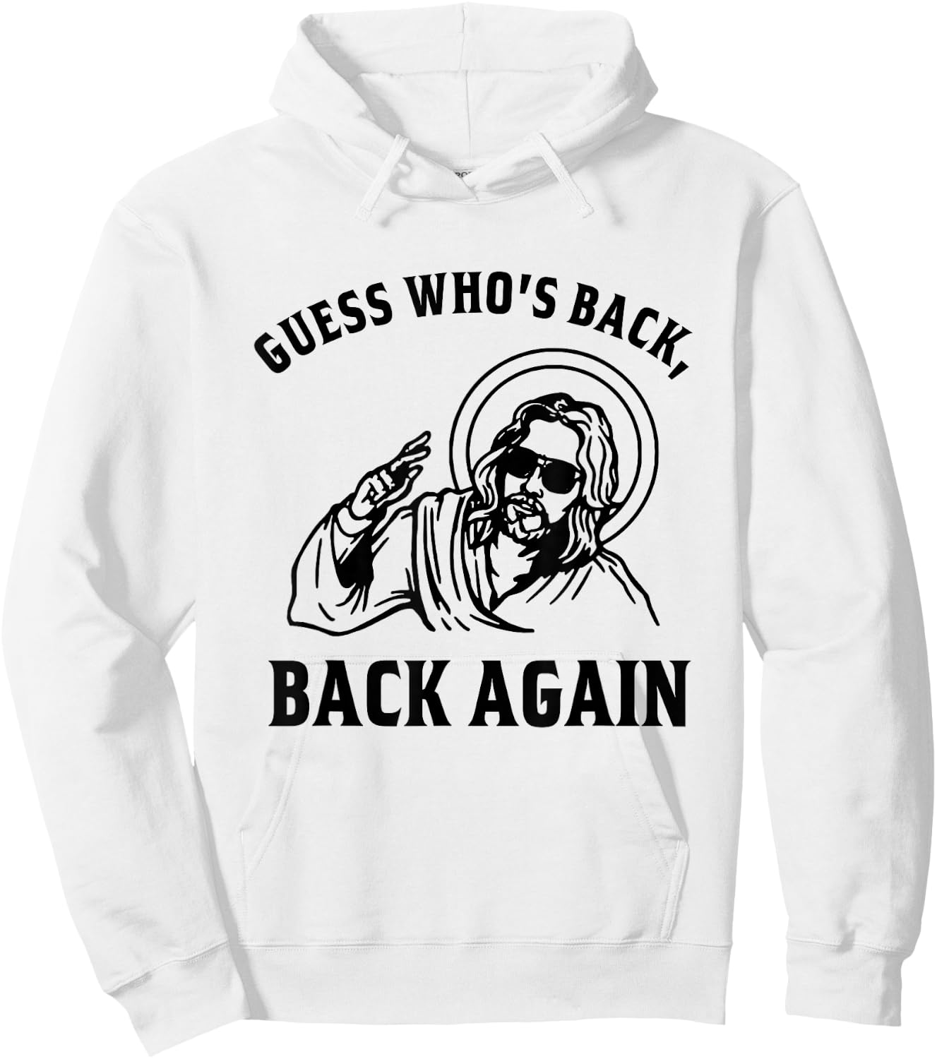 Guess Who's Back? Back Again Easter Day Jesus Christian Hoodie - Hoodie | White