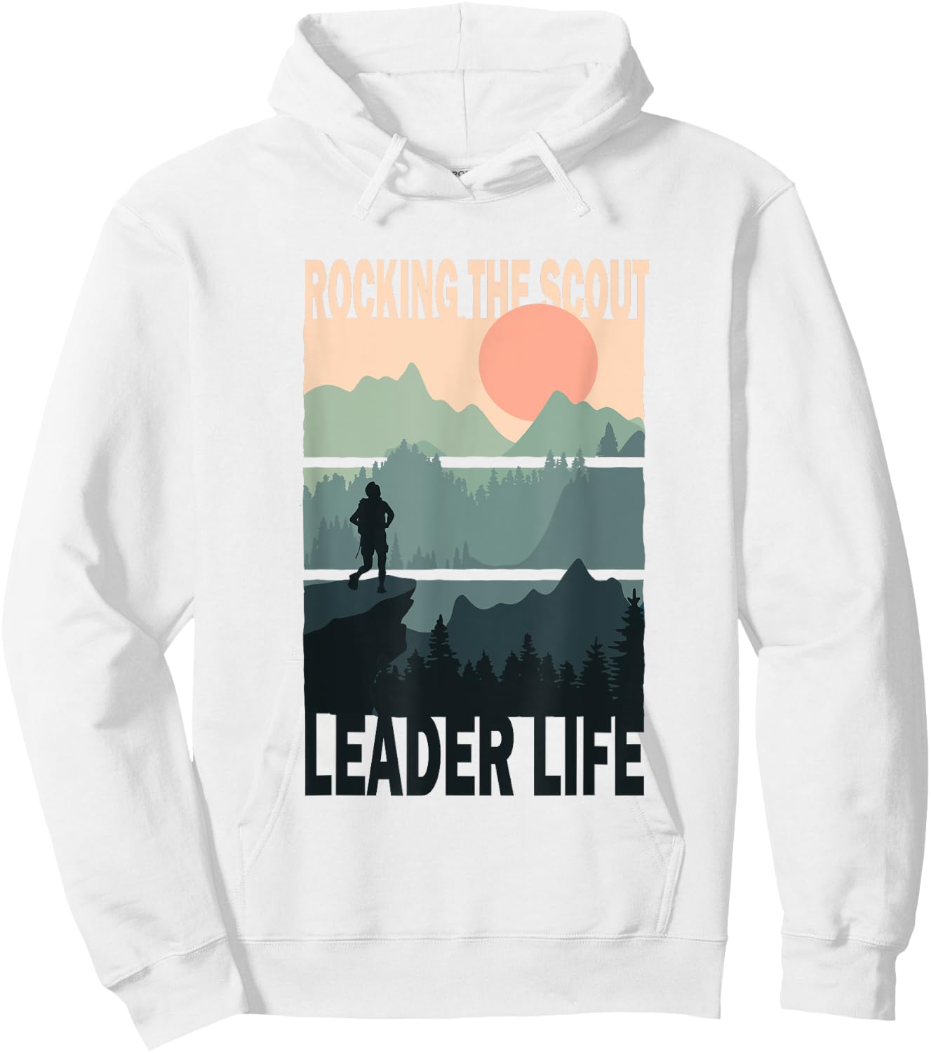 Rocking The Scout Leader Life Cub Master Scouting Hoodie - Hoodie | White