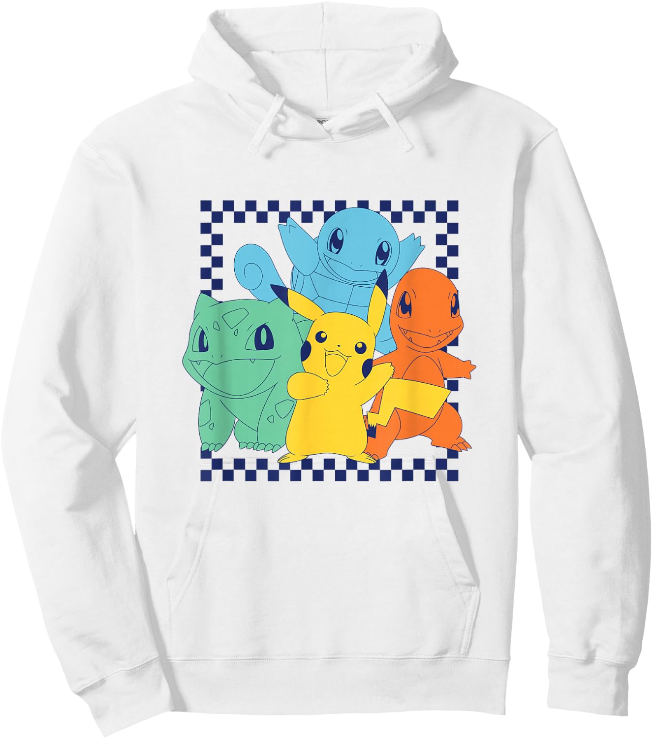 Pokémon - Pikachu Charmander Bulbasaur Squirtle Group Hoodie - Hoodie | White