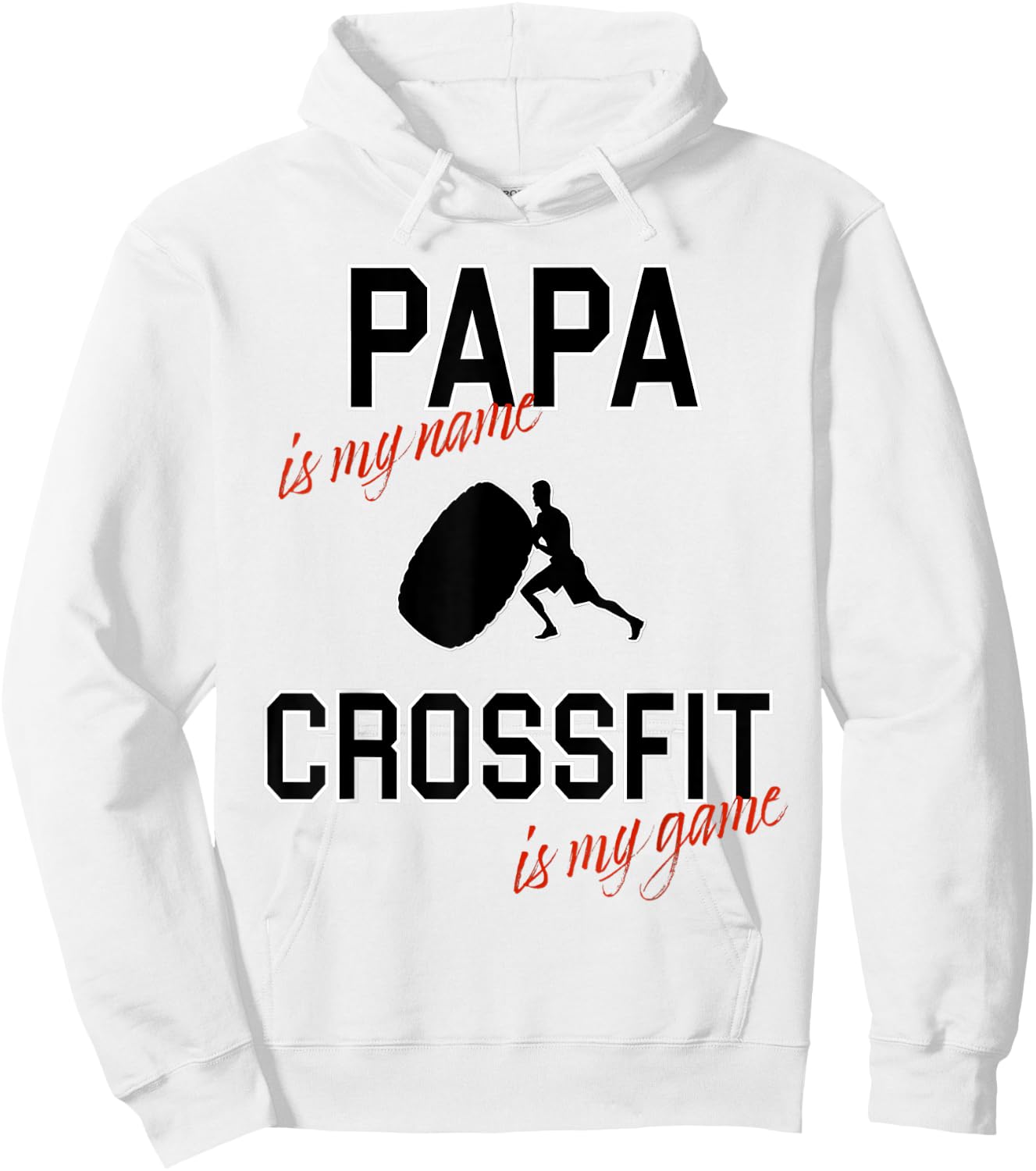 Funny Dad Gifts - Future Dad Crossfit Game Hoodie - Hoodie | White