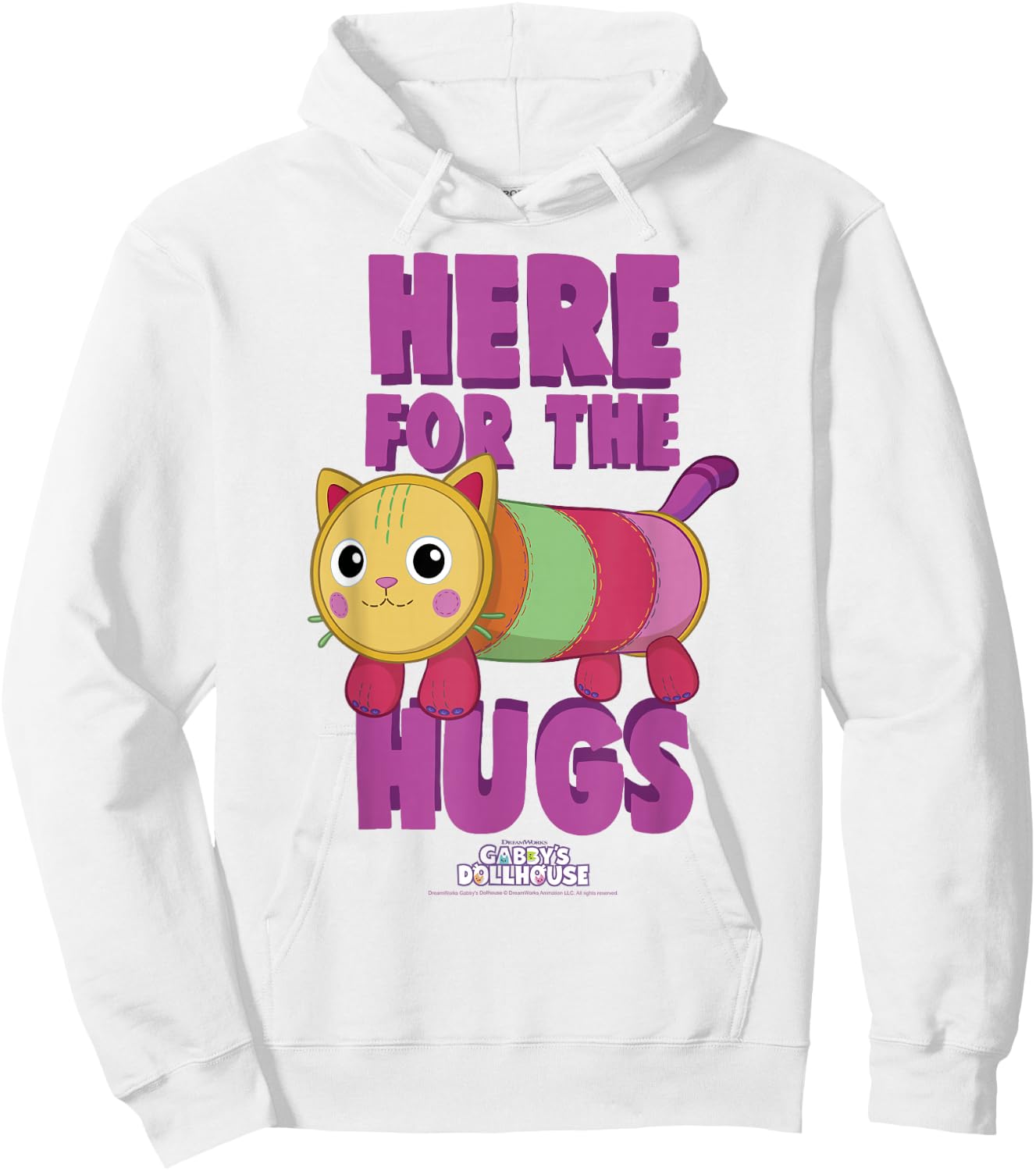 DreamWorks Gabby's Dollhouse Valentine's Day Pillow Cat Hoodie - Hoodie | White