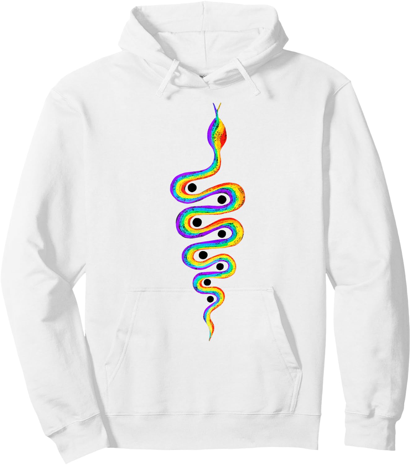 Rainbow snake dreamtime mythology yoga kundalini animal Hoodie - Hoodie | White