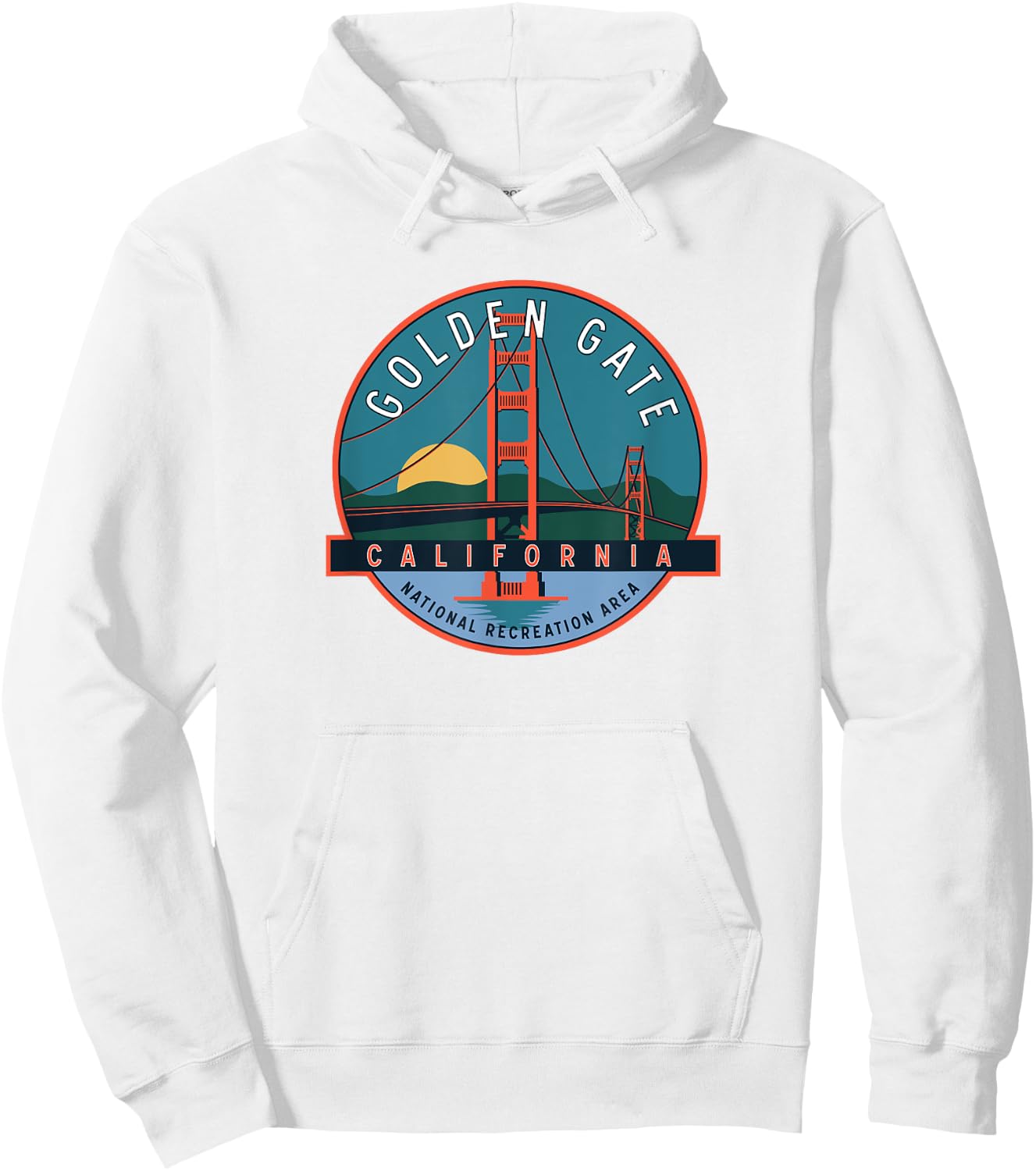 Golden Gate National Recreation Area Bridge Hoodie - Hoodie | White