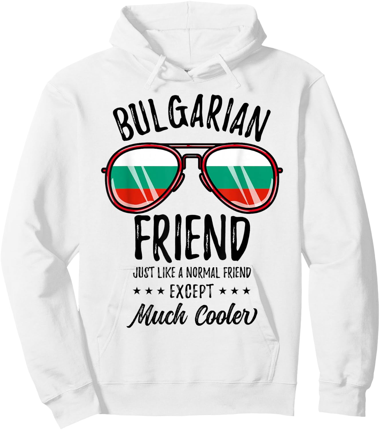 Matching Bulgarian Friend Hoodie - Hoodie | White