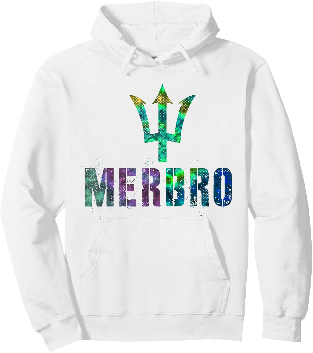 Cool MERBRO Mermaid Bro Cruise Kids Brother Vacation Beach Hoodie - Hoodie | White