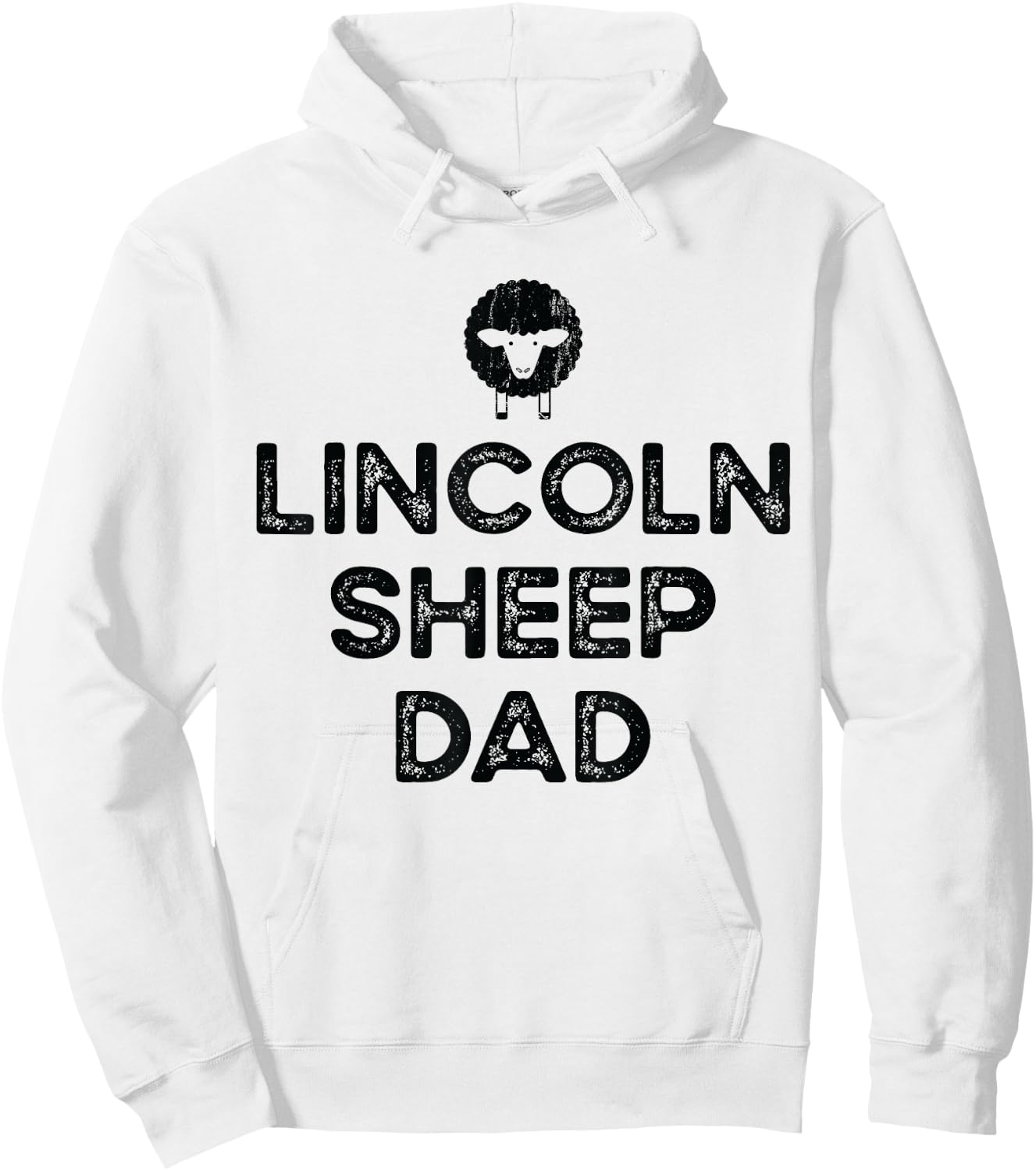 Sheep Farmer Dad Father - Breeder Lincoln Sheep Hoodie - Hoodie | White