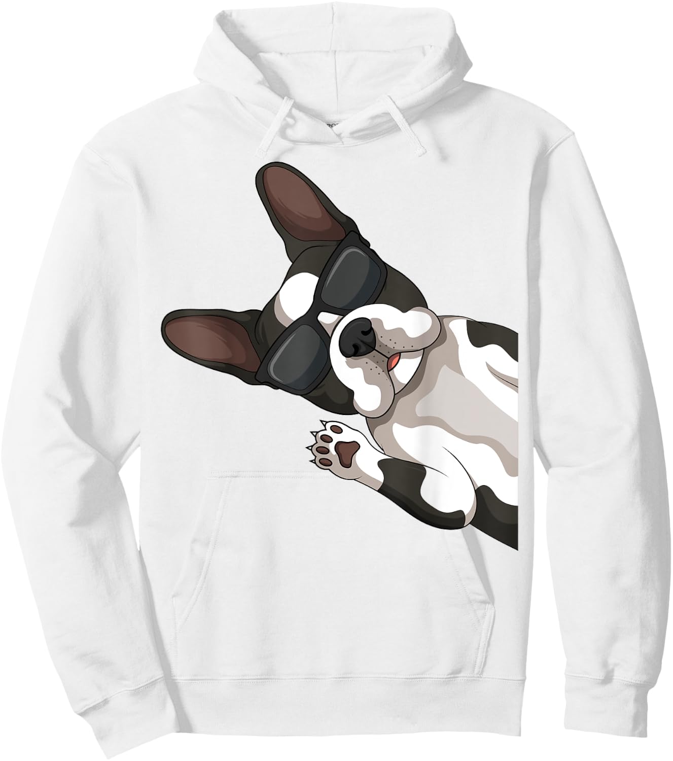 Boston Terrier Bostie Dog Kids Men Hoodie - Hoodie | White