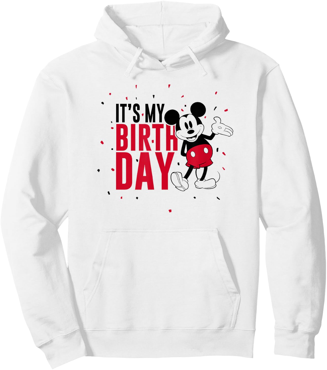 Disney Mickey Mouse It's My Birthday Hoodie - Hoodie | White