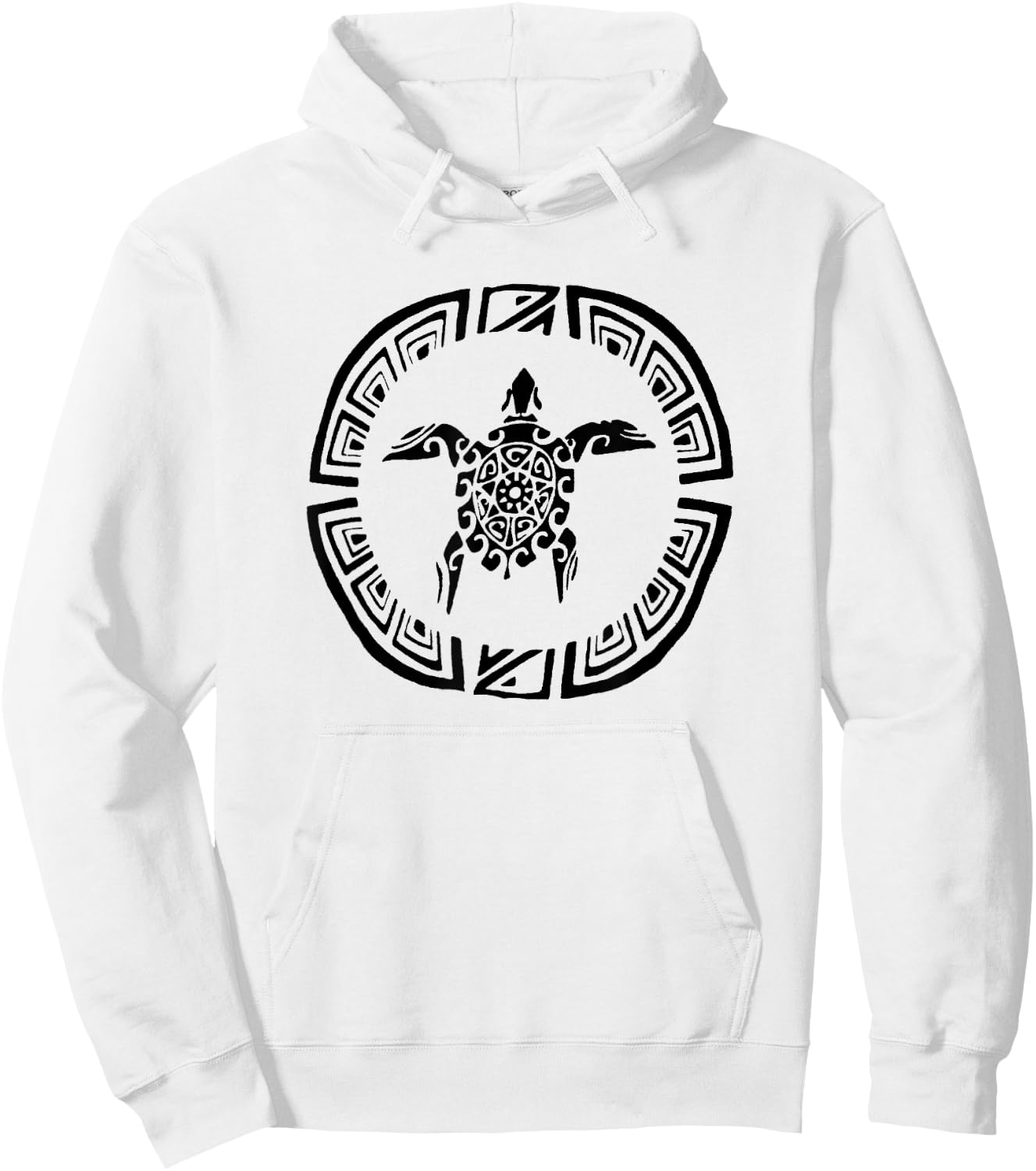Sea Turtle Vintage Retro Tribal Throwback Vacation Hoodie - Hoodie | White
