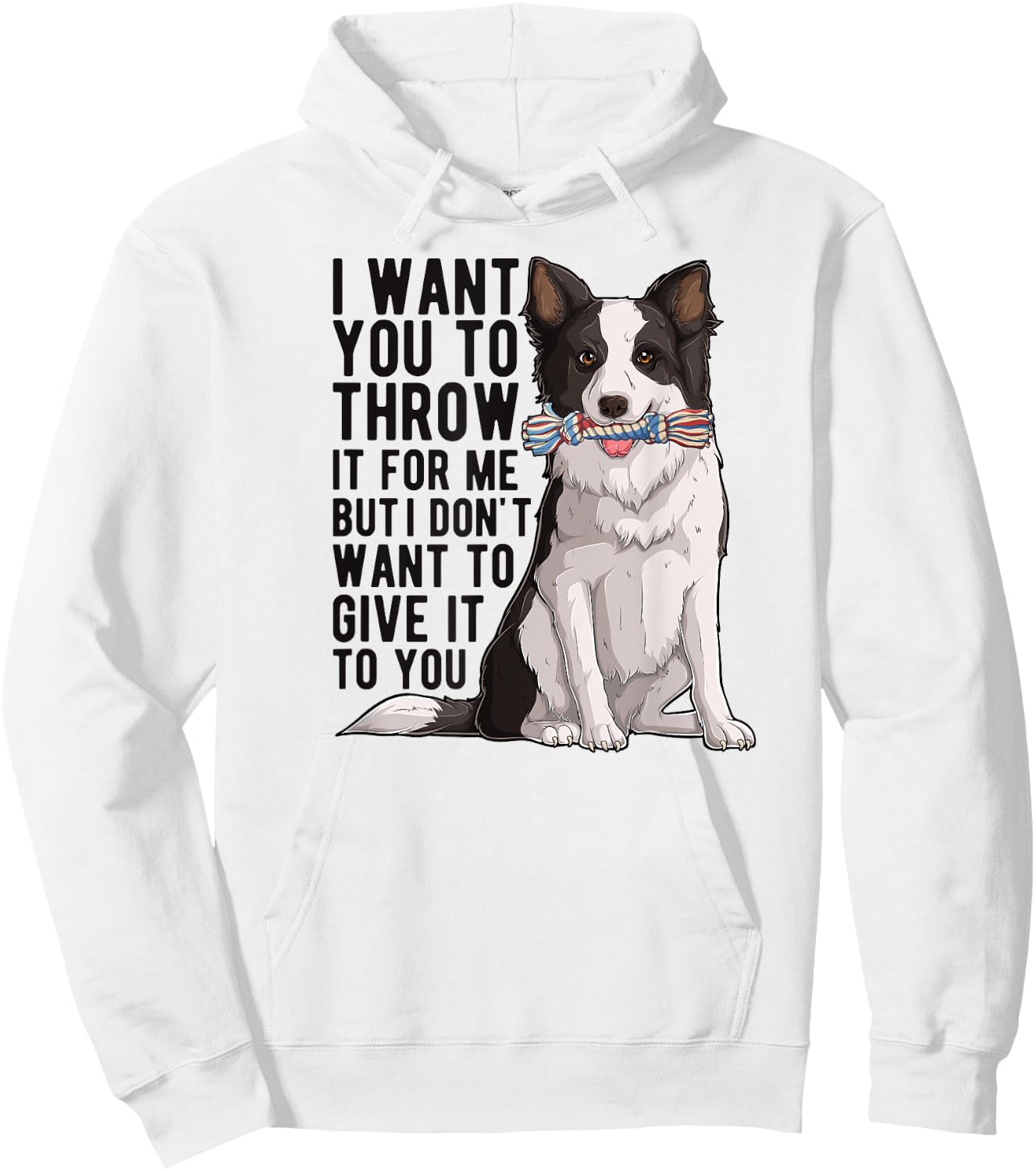 Border Collie Owner Border Collie Lover Border Collie Dad Hoodie - Hoodie | White