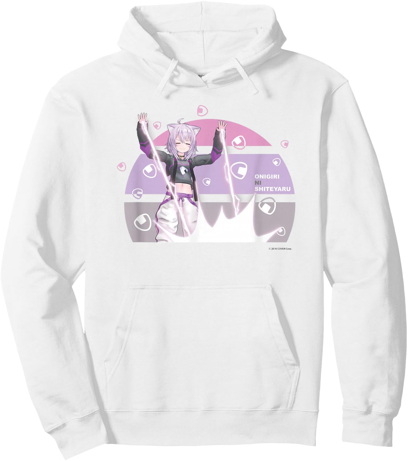 【Nekomata Okayu】 Holo no Graffiti Greatest Moments Hoodie - Hoodie | White