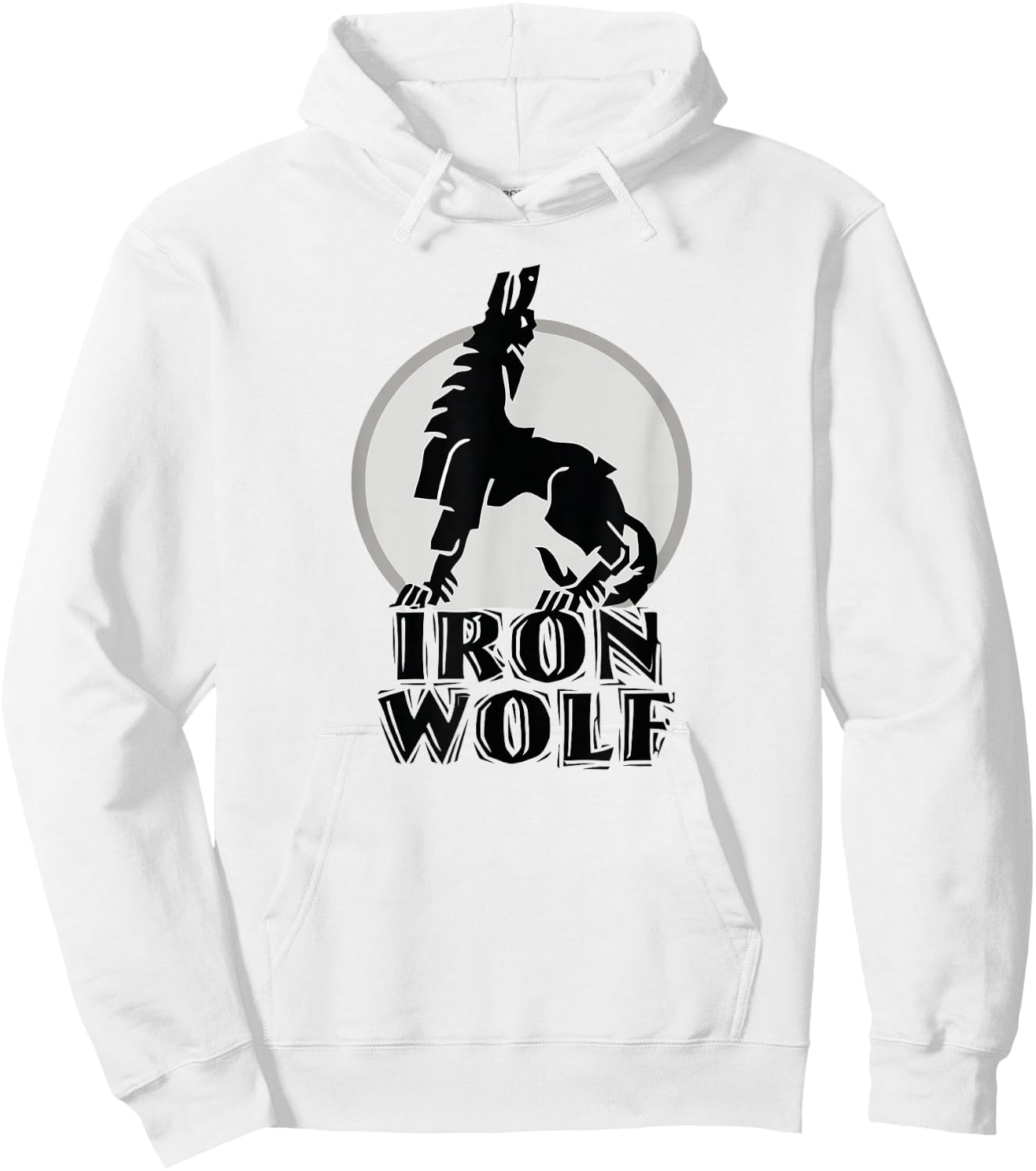 Iron Wolf LT by Lithuania Strong Hoodie - Hoodie | White