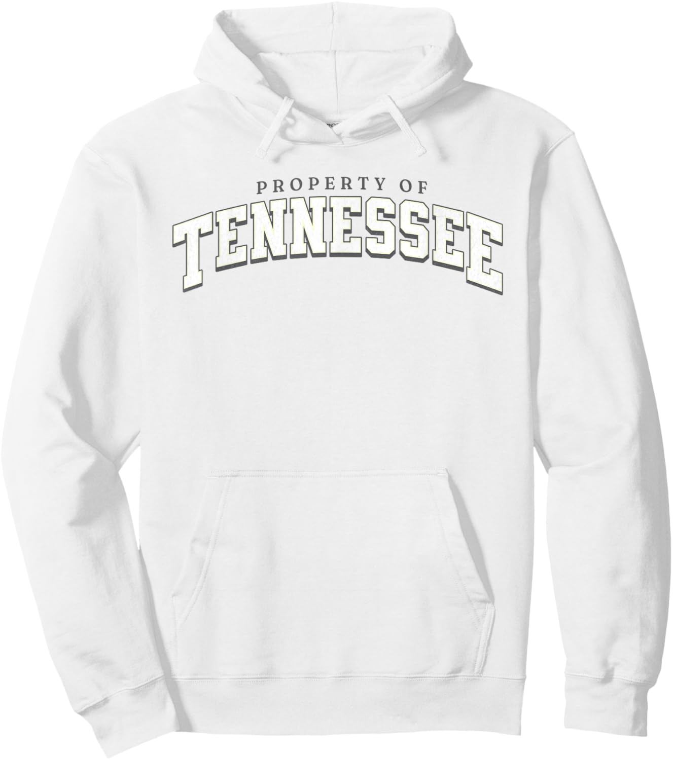 Retro Tennessee TN Orange Vintage Design Classic Distressed Hoodie - Hoodie | White
