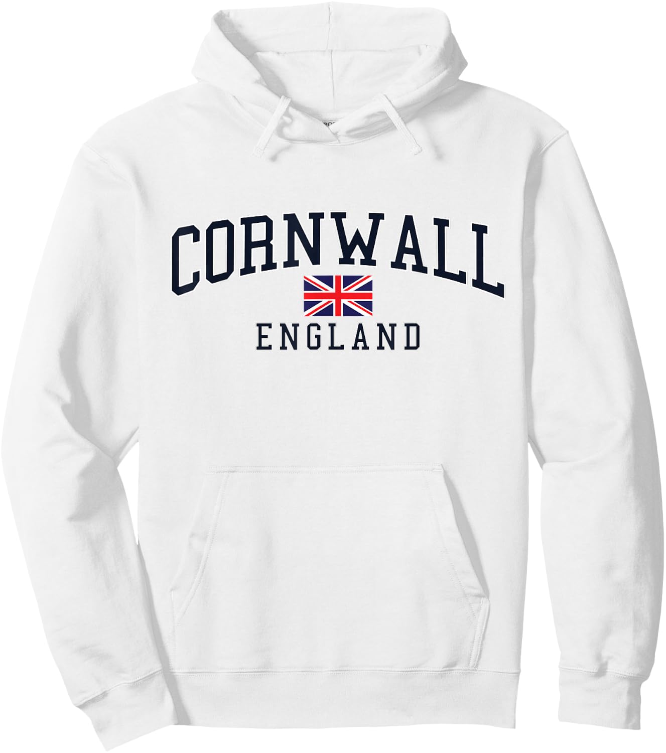Cornwall England Hoodie - Hoodie | White