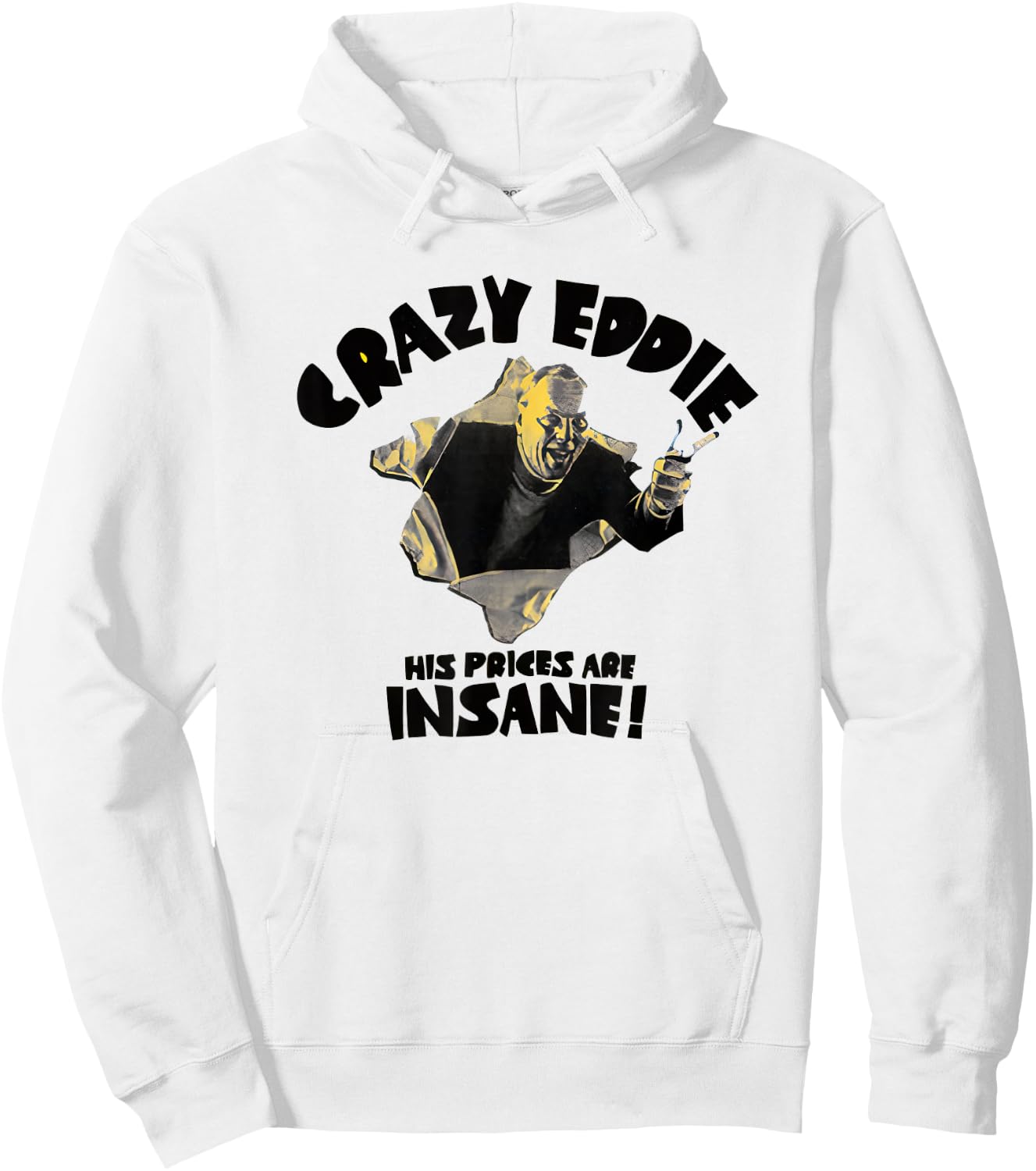 Crazy Eddie Electronics Department Store Hoodie - Hoodie | White