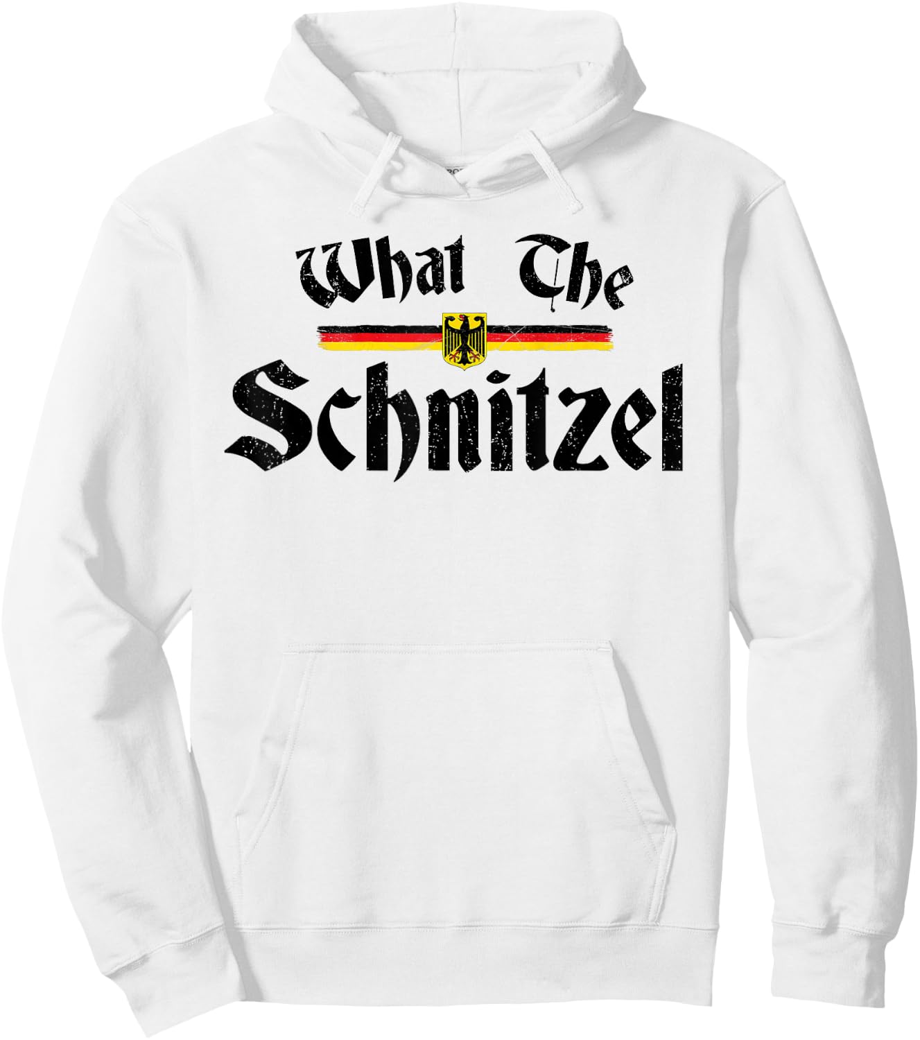 Funny Oktoberfest Beer Lover What The Schnitzel German Hoodie - Hoodie | White
