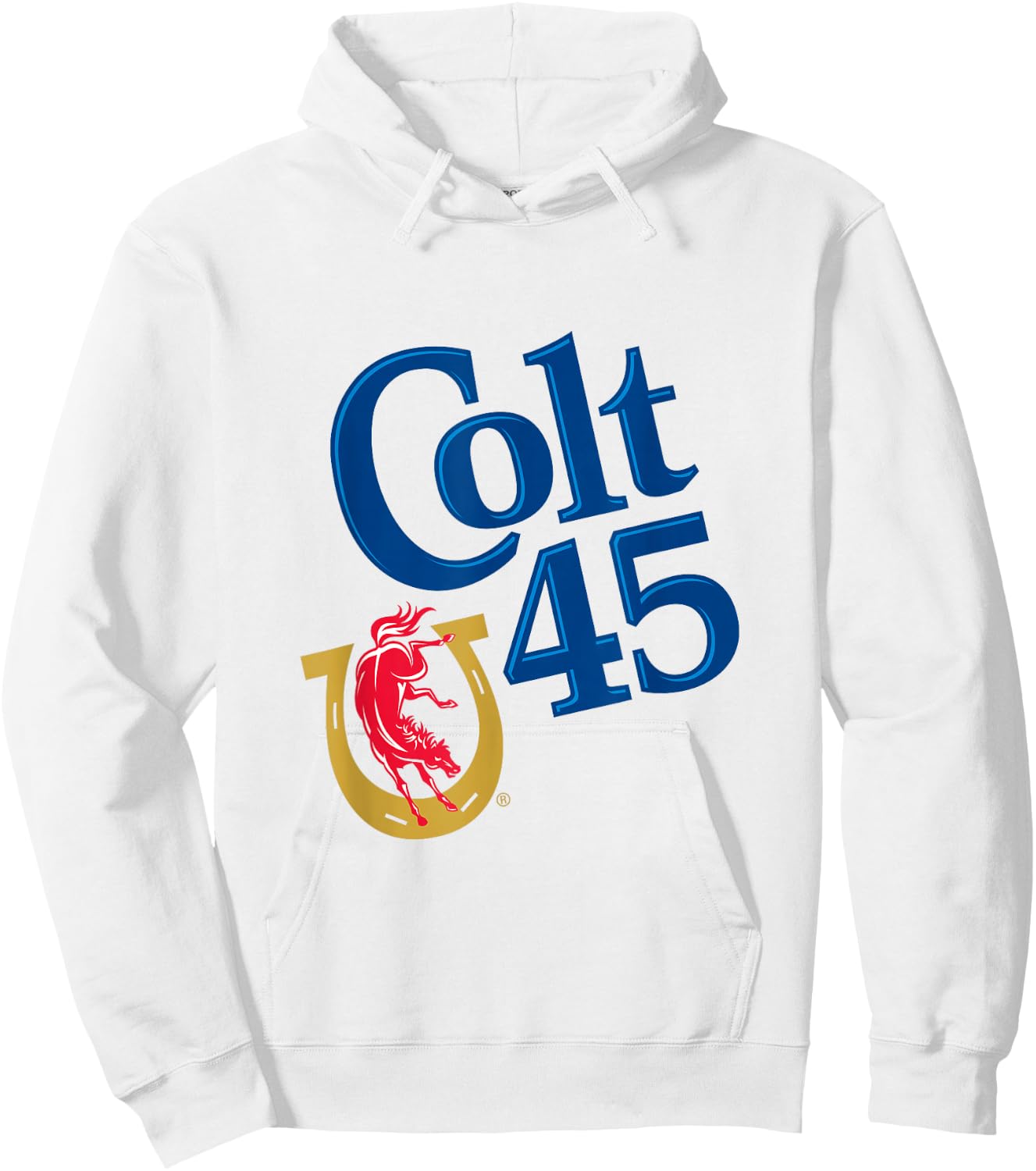 Colt 45 Beer Style - Logo Hoodie - Hoodie | White