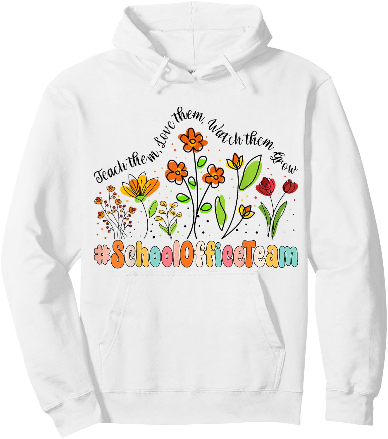 School Office Team Appreciation Week Back to School Hoodie - Hoodie | White