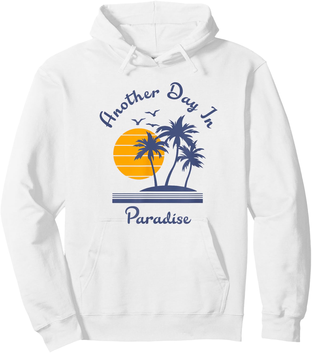 Another Day in Paradise Hoodie - Hoodie | White
