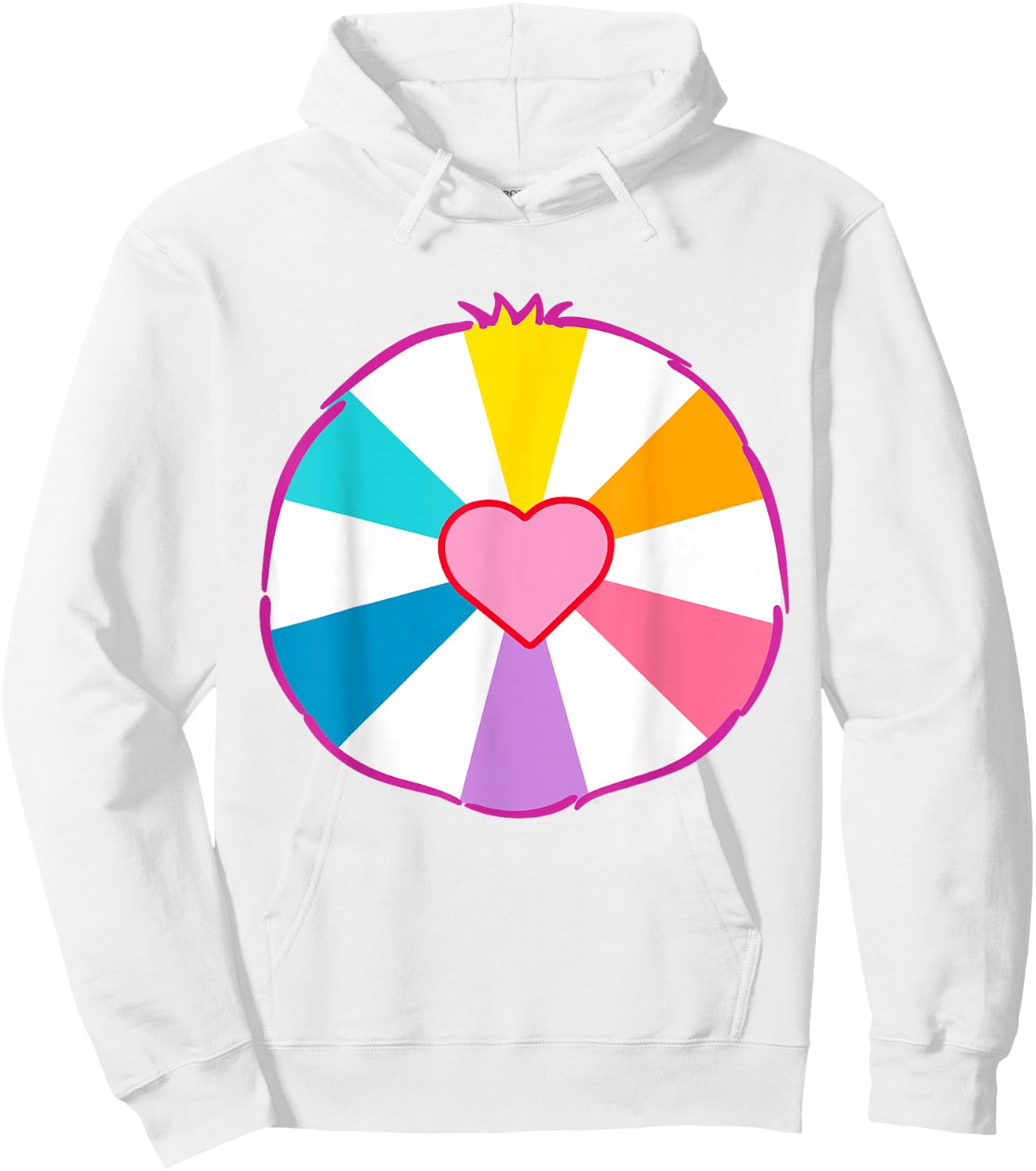 Care Bears Hopeful Heart Belly Halloween Costume Hoodie - Hoodie | White