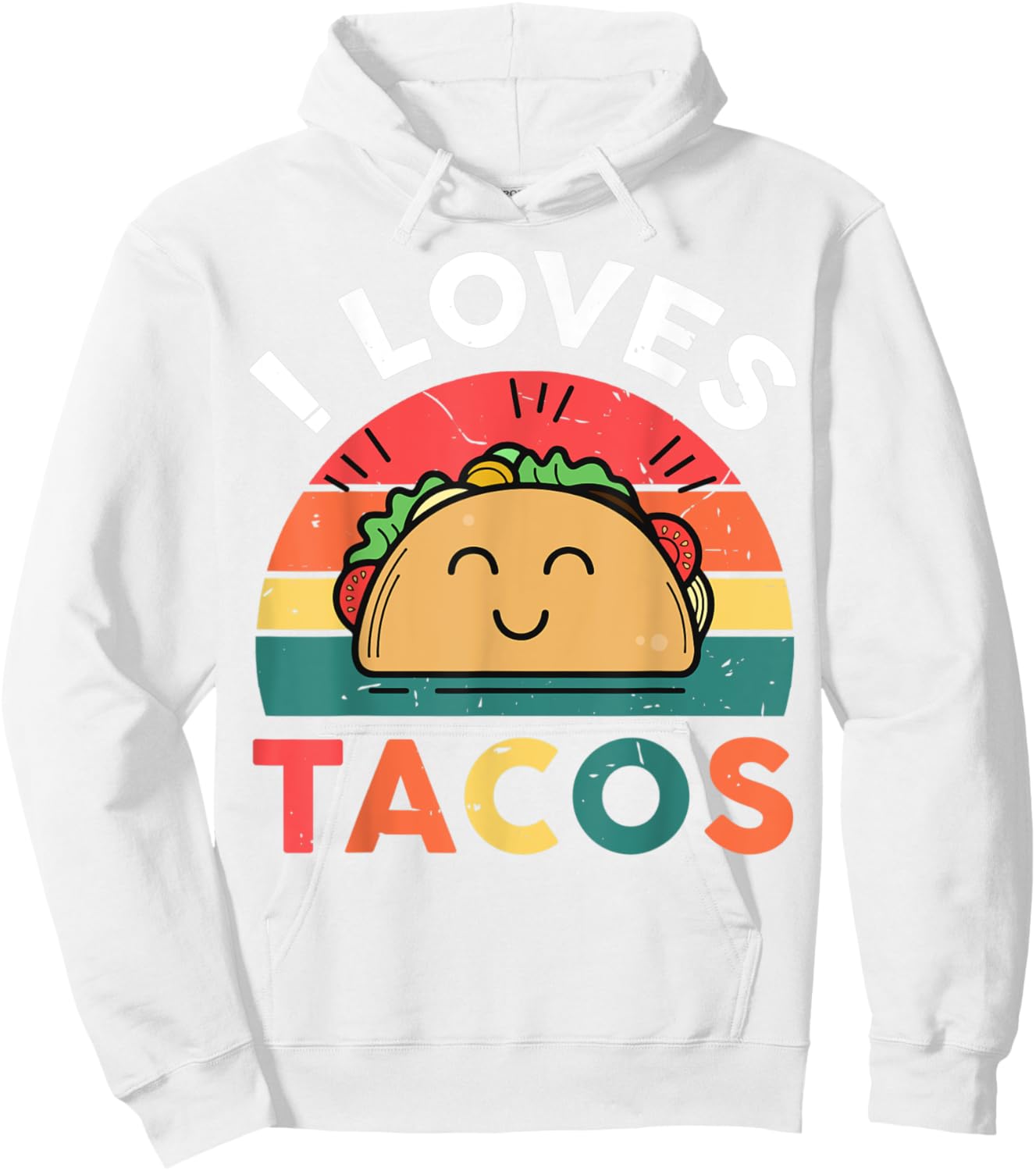 Cinco De Mayo I Loves Taco Shirt Mexican Kids Boy Toddler Hoodie - Hoodie | White