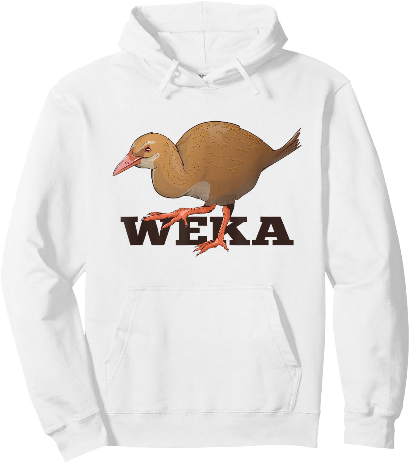 Weka New Zealand Bird Hoodie - Hoodie | White