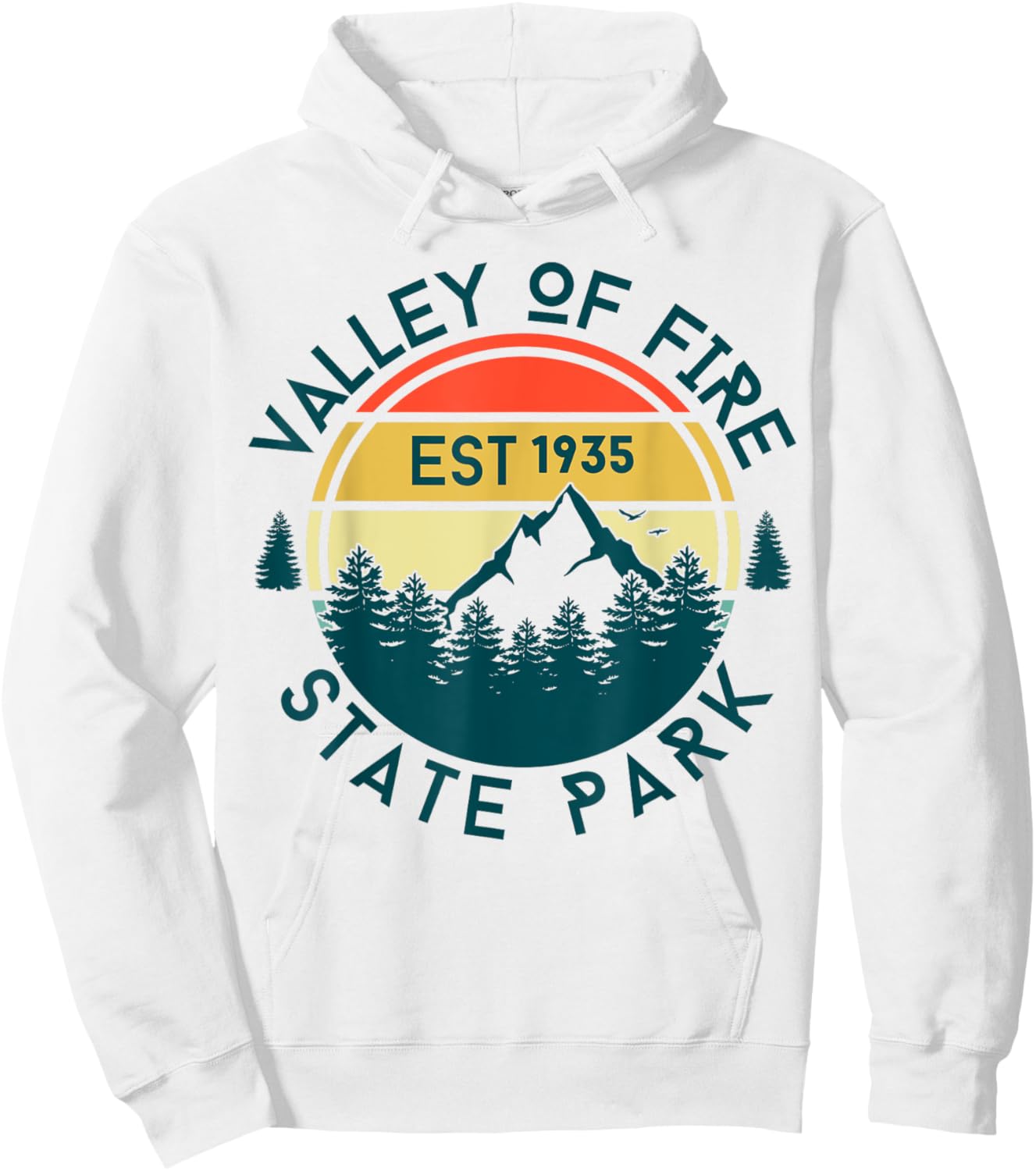 Valley Of Fire Hoodie - Hoodie | White
