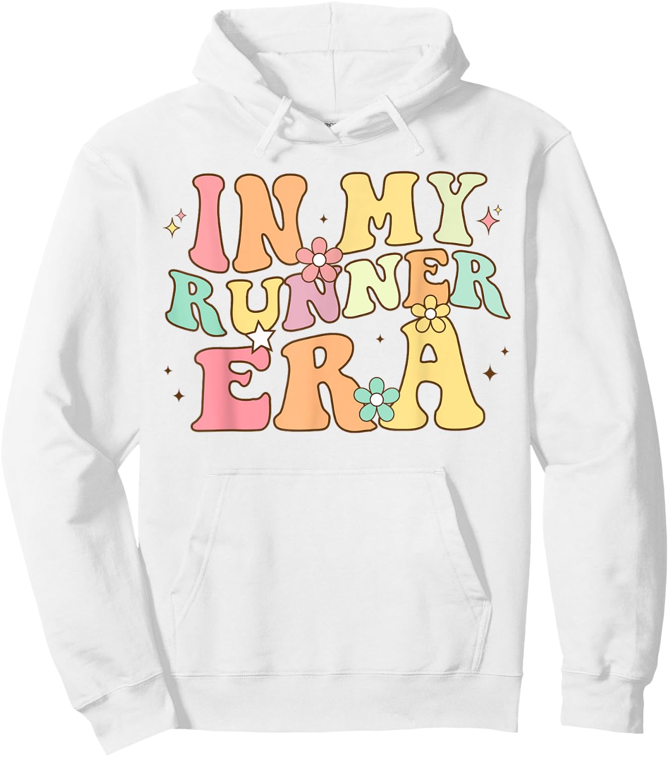 In My Runner Era Funny marathon Running track and field Hoodie - Hoodie | White