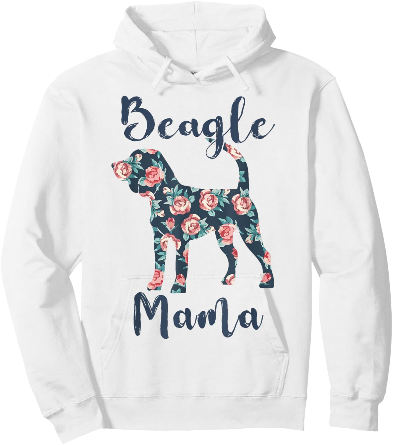 Beagle Mama Shirt Dog Mom Mothers Day Lover Gift Hoodie - Hoodie | White